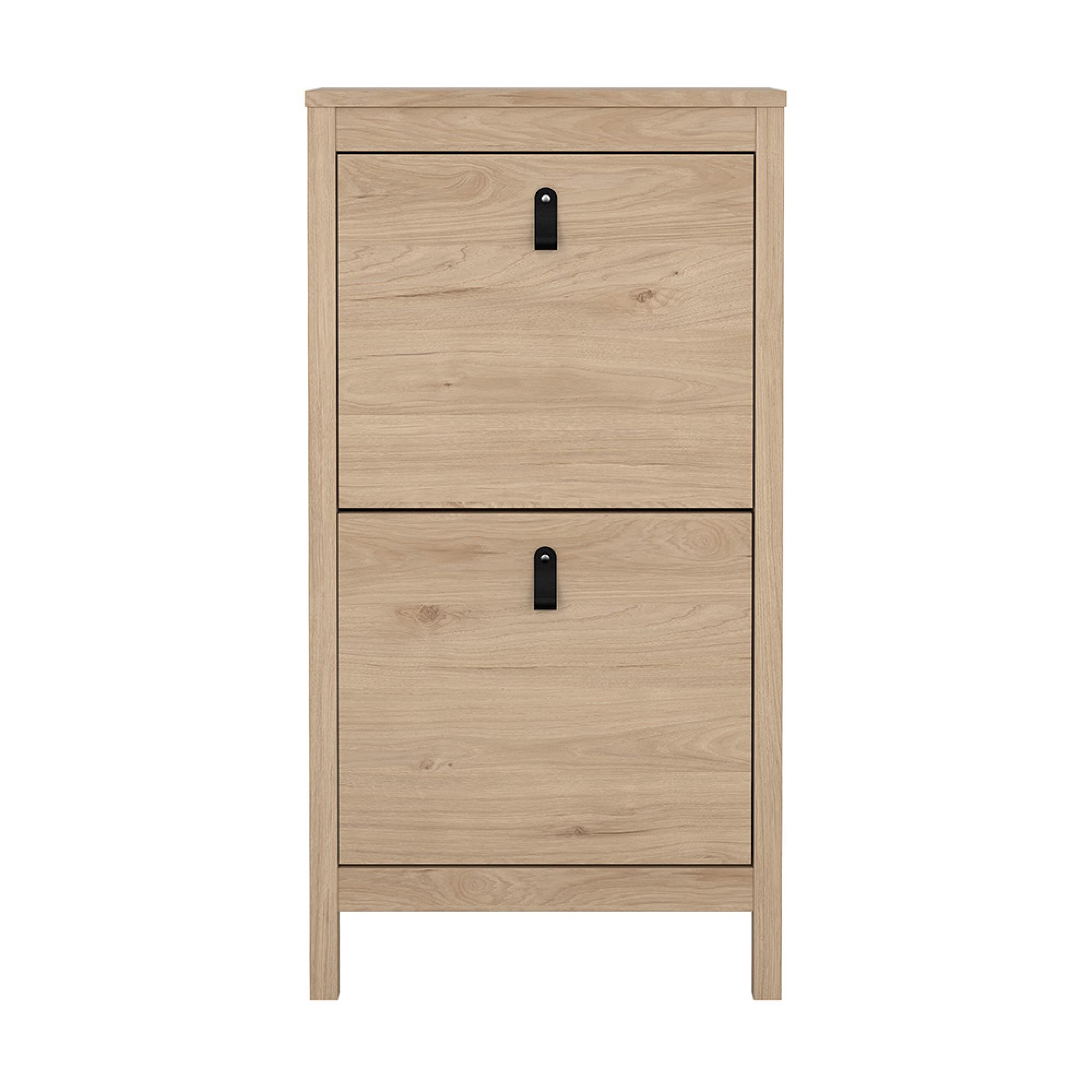 Barcelona Shoe Cabinet - 2 Door - Jackson Hickory Oak