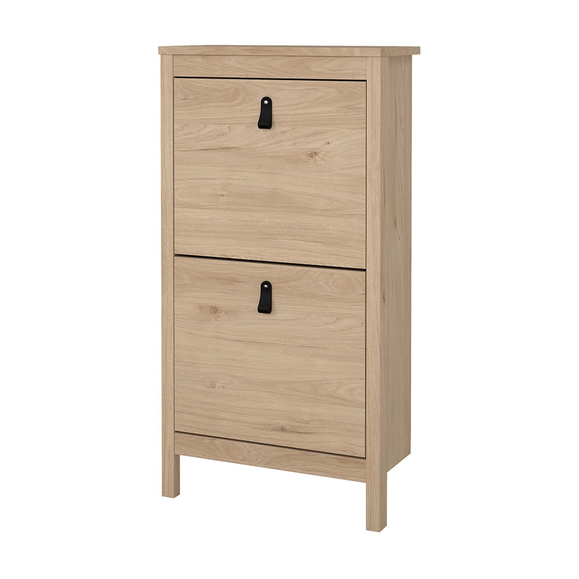 Barcelona Shoe Cabinet - 2 Door - Jackson Hickory Oak