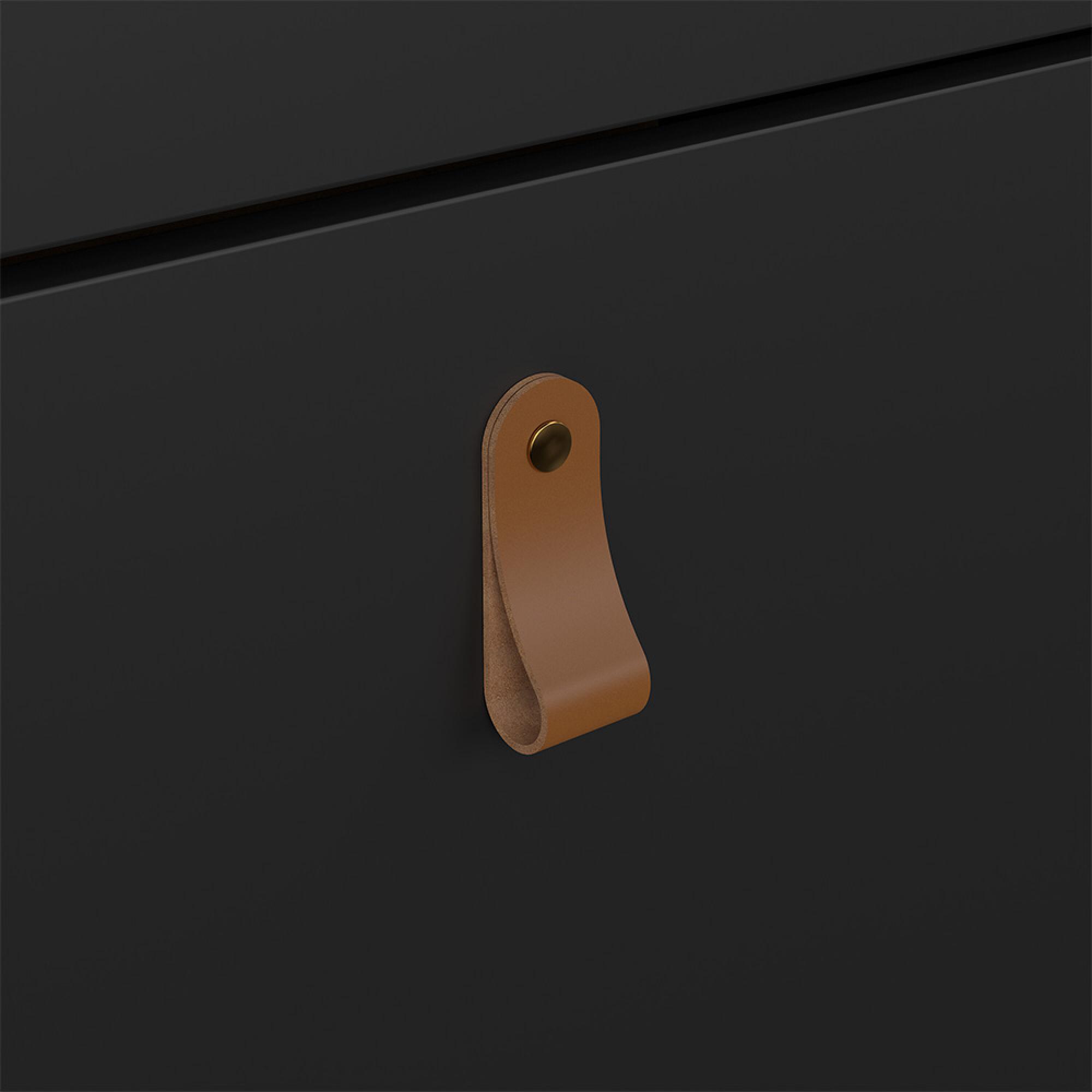 Barcelona Shoe Cabinet - 2 Door - Matt Black