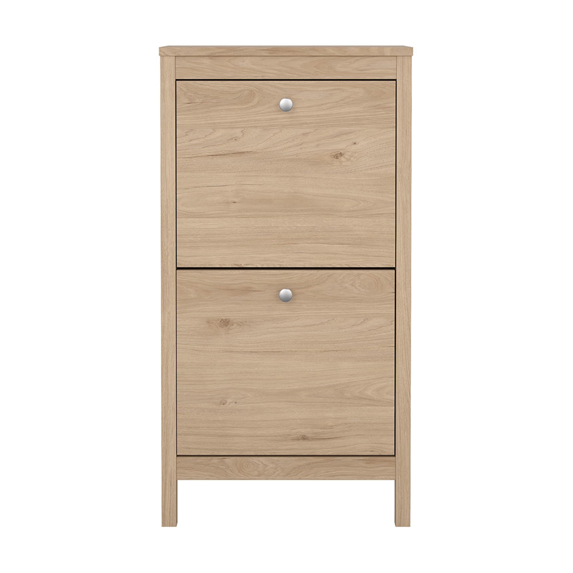 Madrid Shoe Cabinet - 2 Door - Jackson Hickory Oak