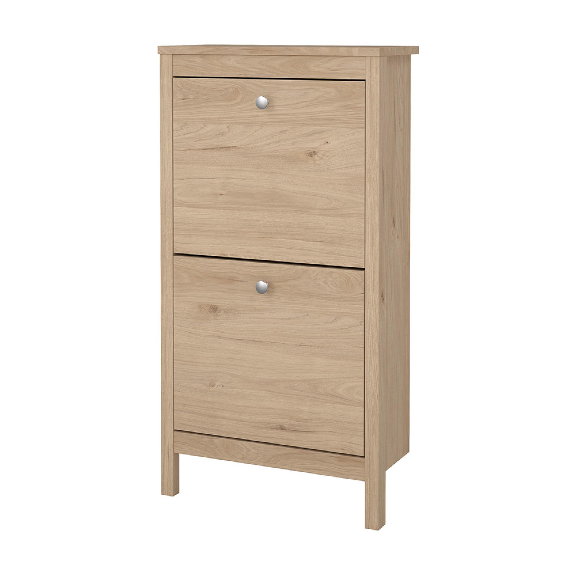 Madrid Shoe Cabinet - 2 Door - Jackson Hickory Oak