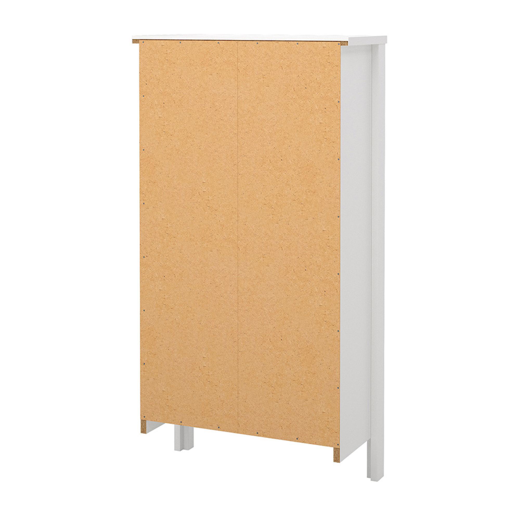 Madrid Shoe Cabinet - 2 Drawer - Door - White