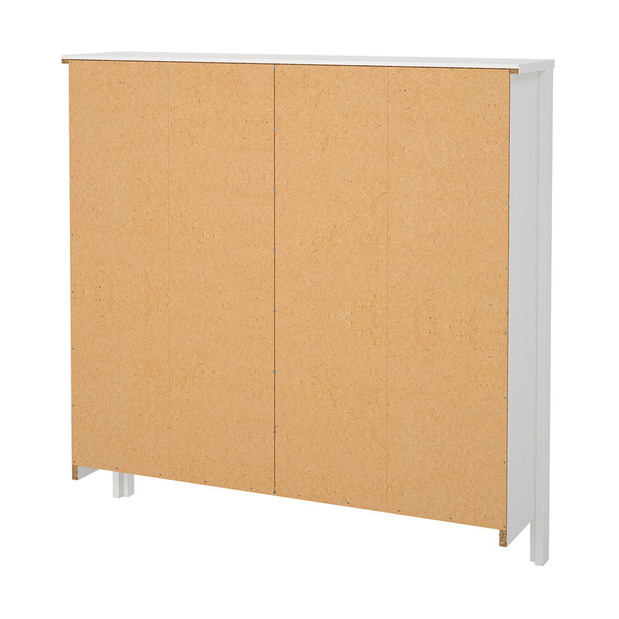 Madrid Shoe Cabinet - 4 Drawer - White