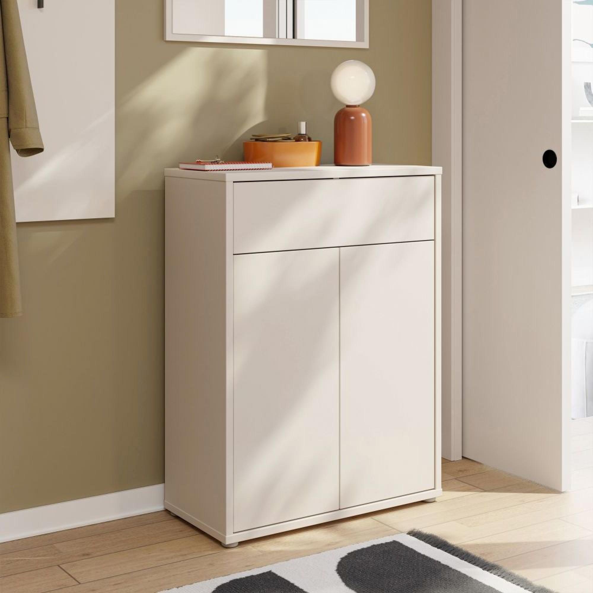 Alice Springs Shoe Cabinet - 2 Door - 1 Drawer - Sand