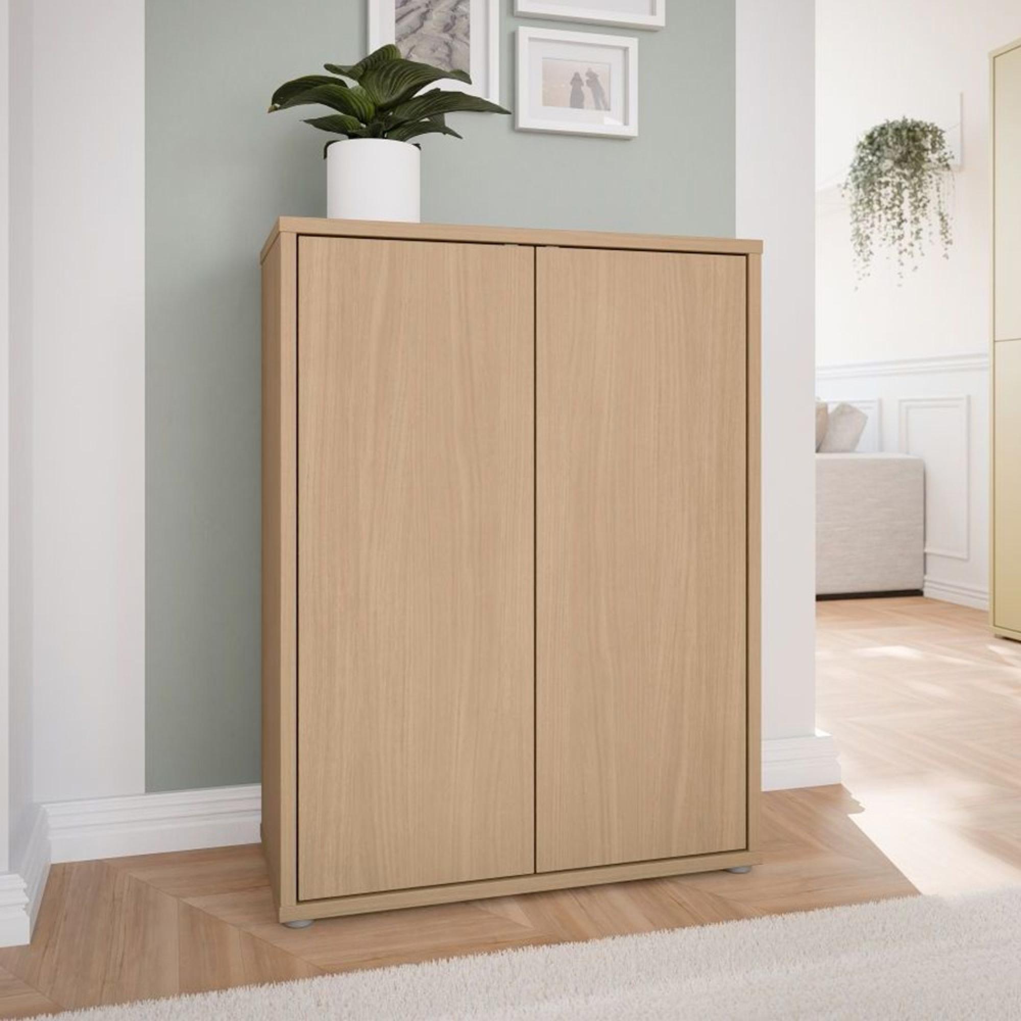 Alice Springs Shoe Cabinet - 2 Door - Elegancia Oak