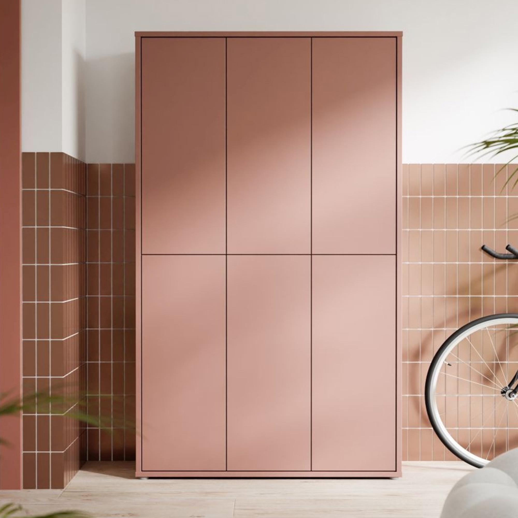 Alice Springs Shoe Cabinet - 6 Door - Terracotta