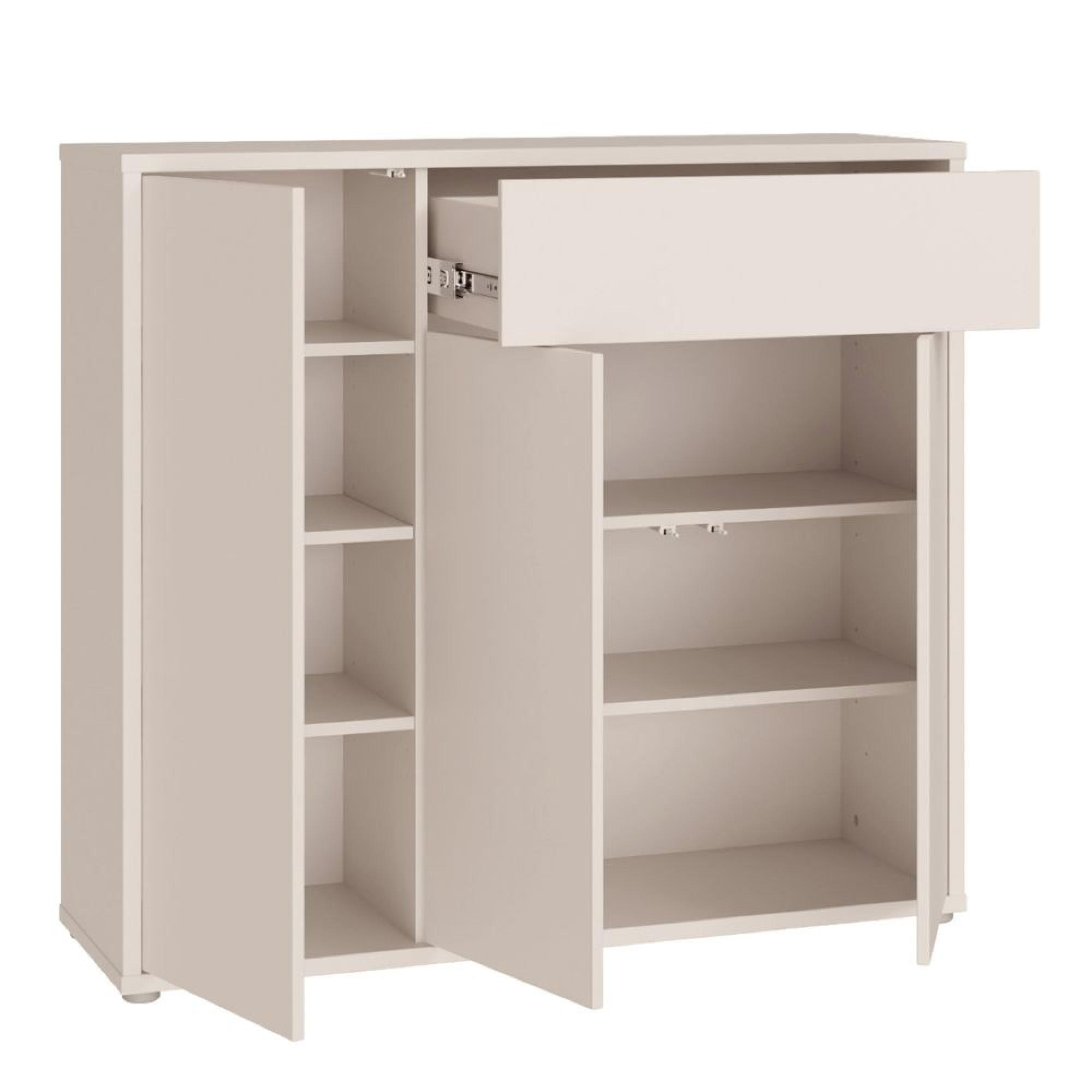 Alice Springs Shoe Cabinet - 3 Door - 1 Drawer - Sand