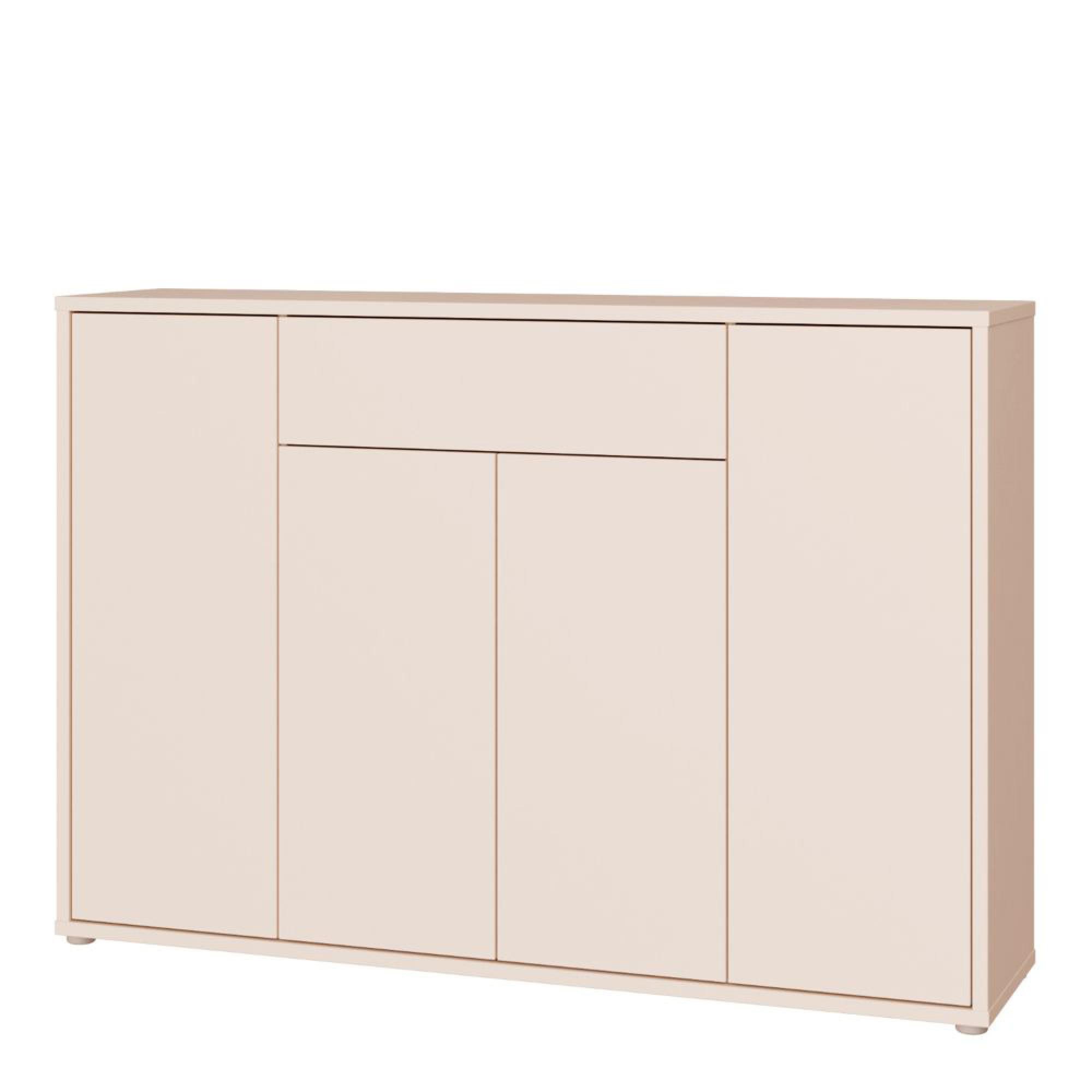 Alice Springs Shoe Cabinet - 4 Door - 1 Drawer - Sand