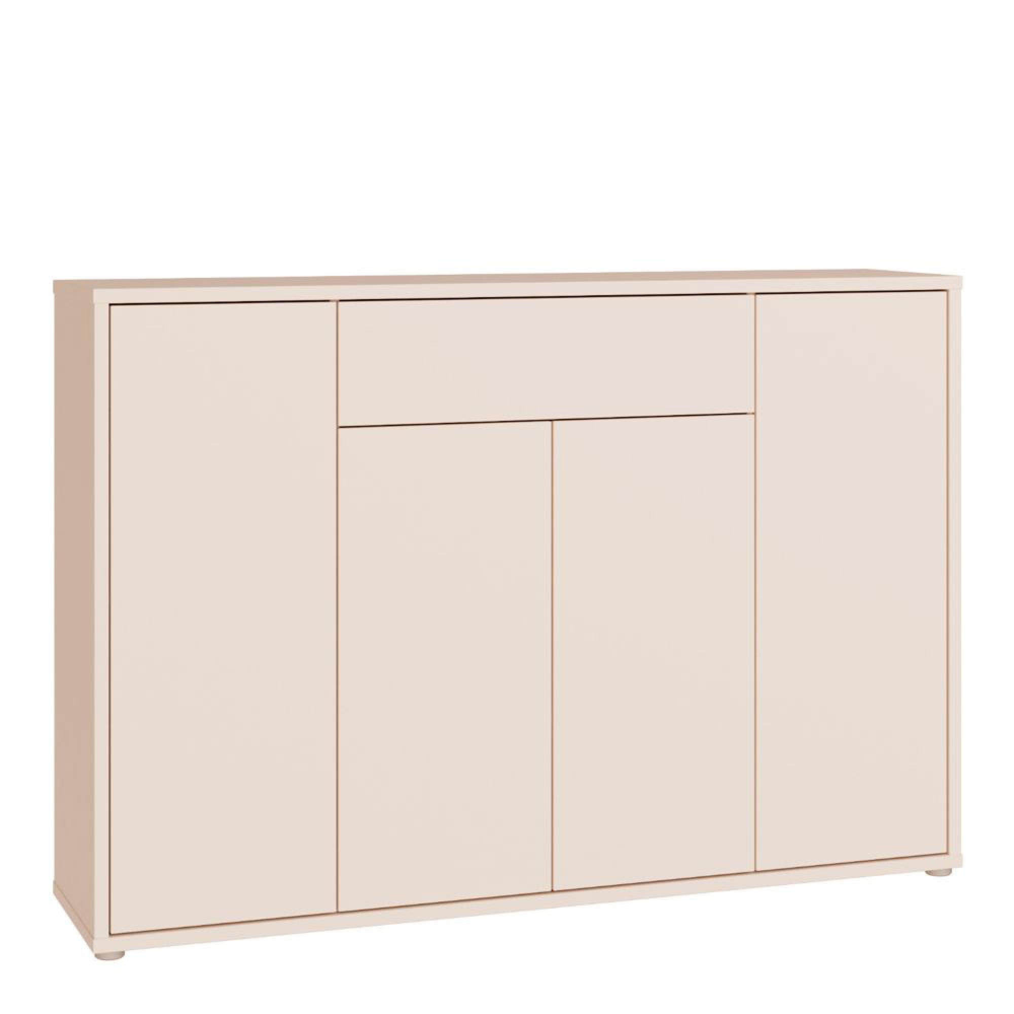 Alice Springs Shoe Cabinet - 4 Door - 1 Drawer - Sand