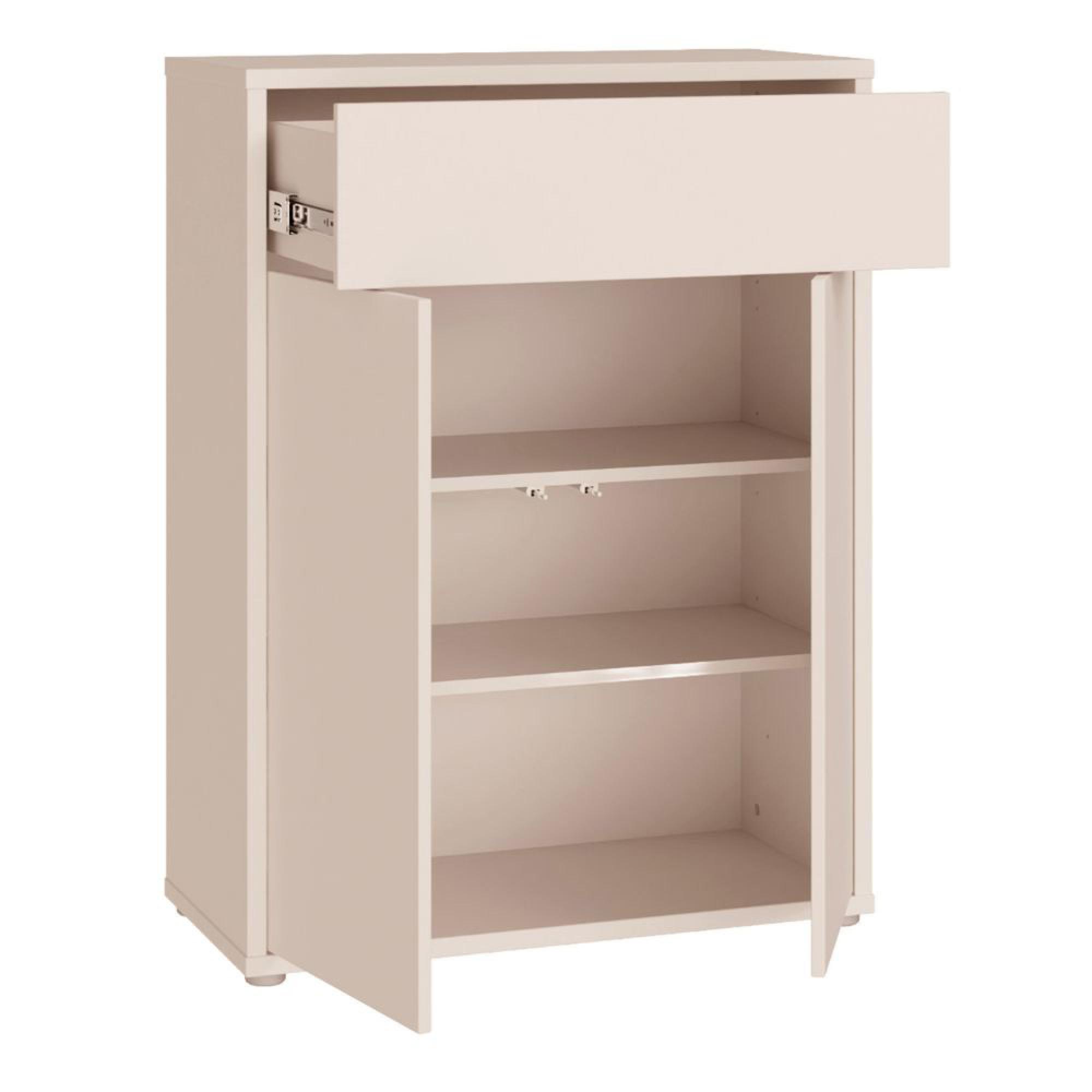 Alice Springs Shoe Cabinet - 2 Door - 1 Drawer - Compact - Sand