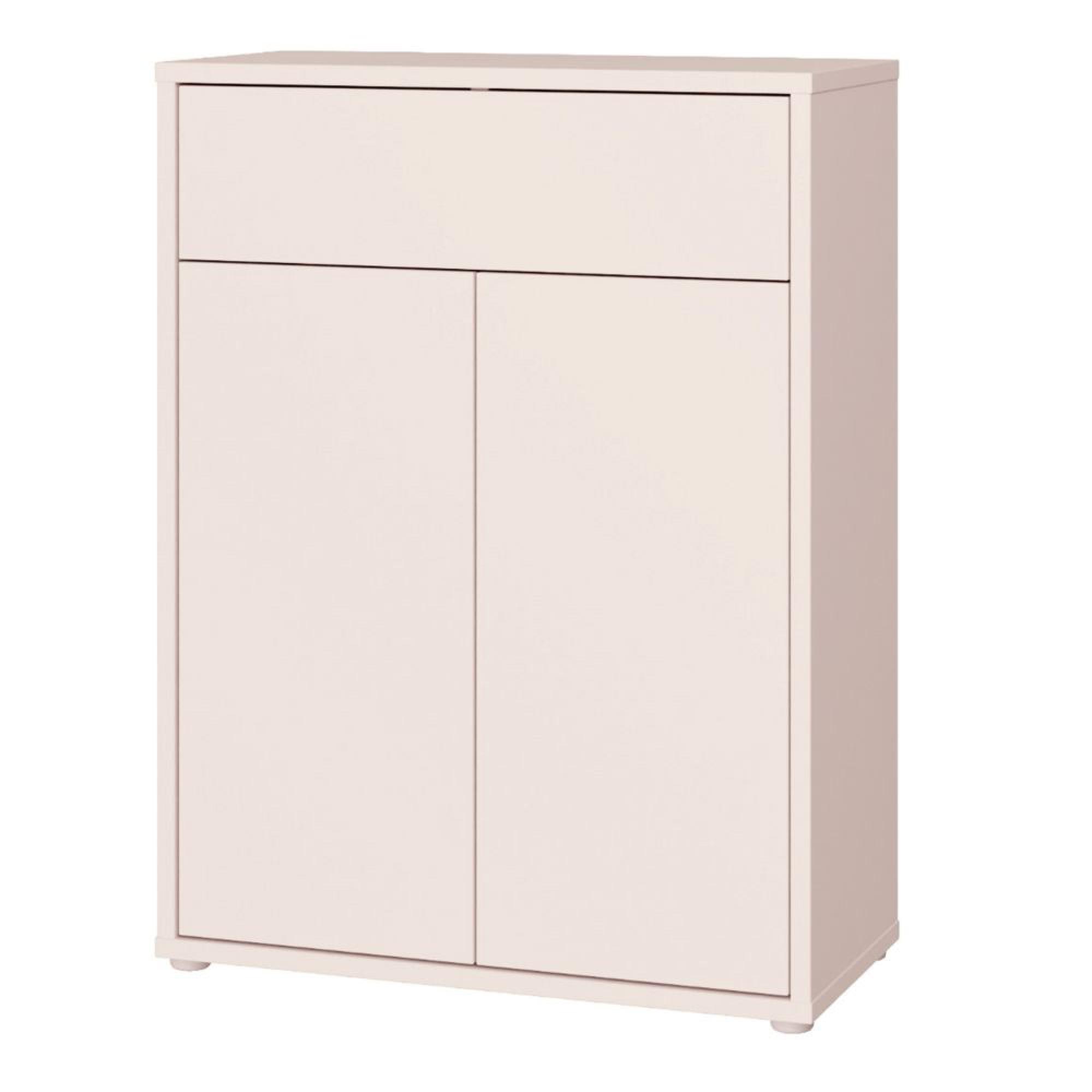 Alice Springs Shoe Cabinet - 2 Door - 1 Drawer - Compact - Sand