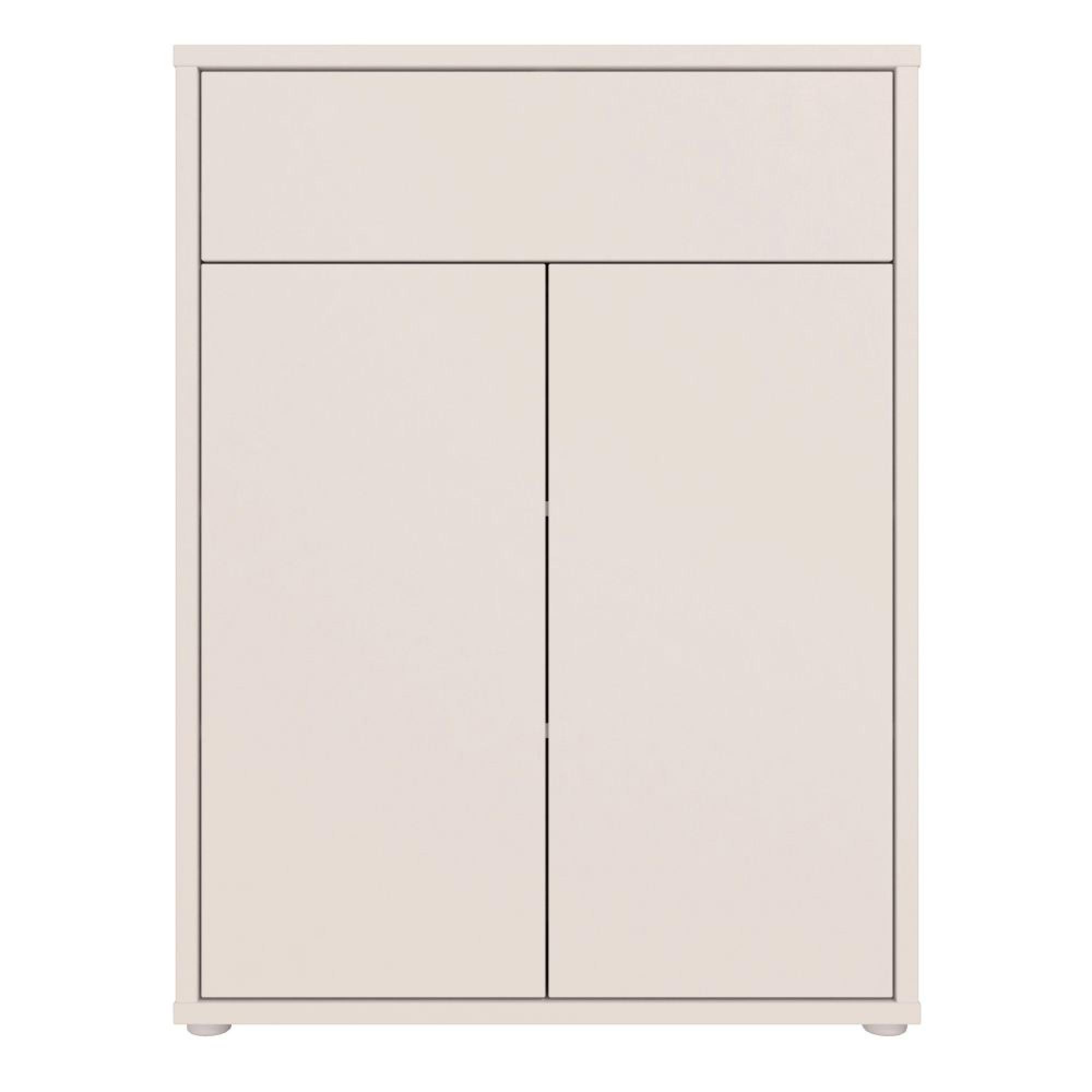 Alice Springs Shoe Cabinet - 2 Door - 1 Drawer - Compact - Sand