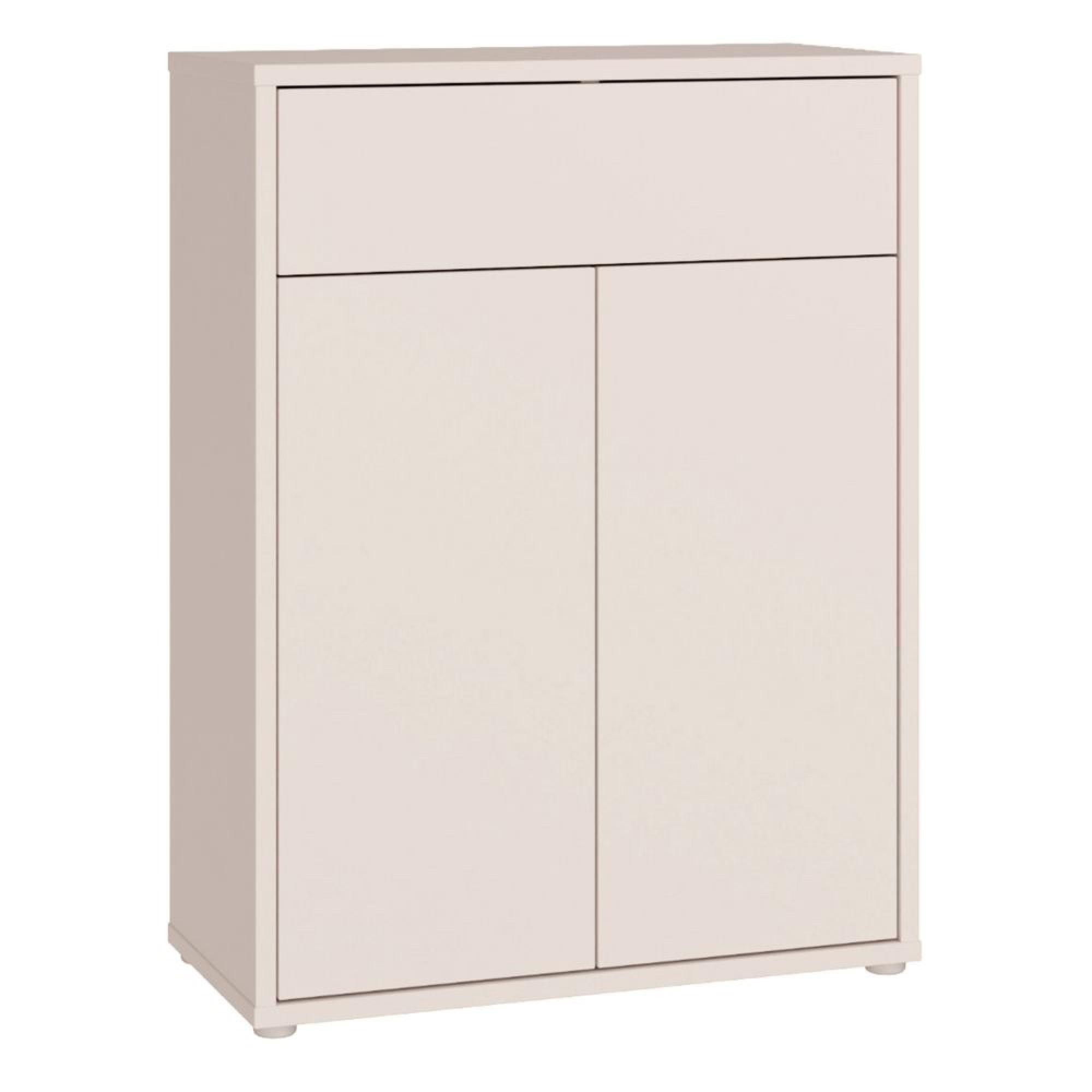 Alice Springs Shoe Cabinet - 2 Door - 1 Drawer - Compact - Sand