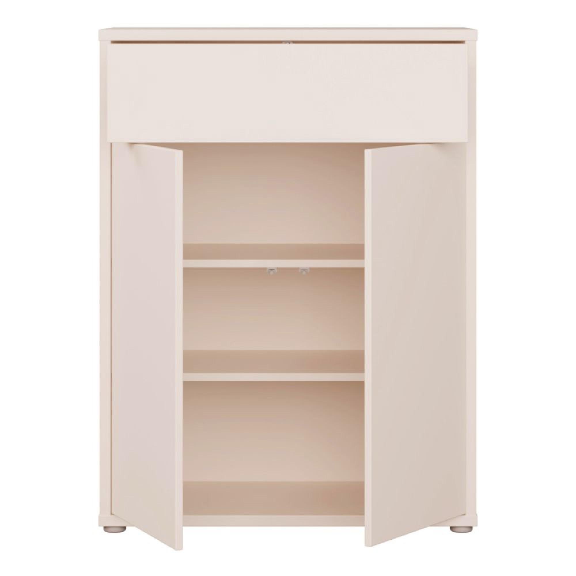 Alice Springs Shoe Cabinet - 2 Door - 1 Drawer - Sand