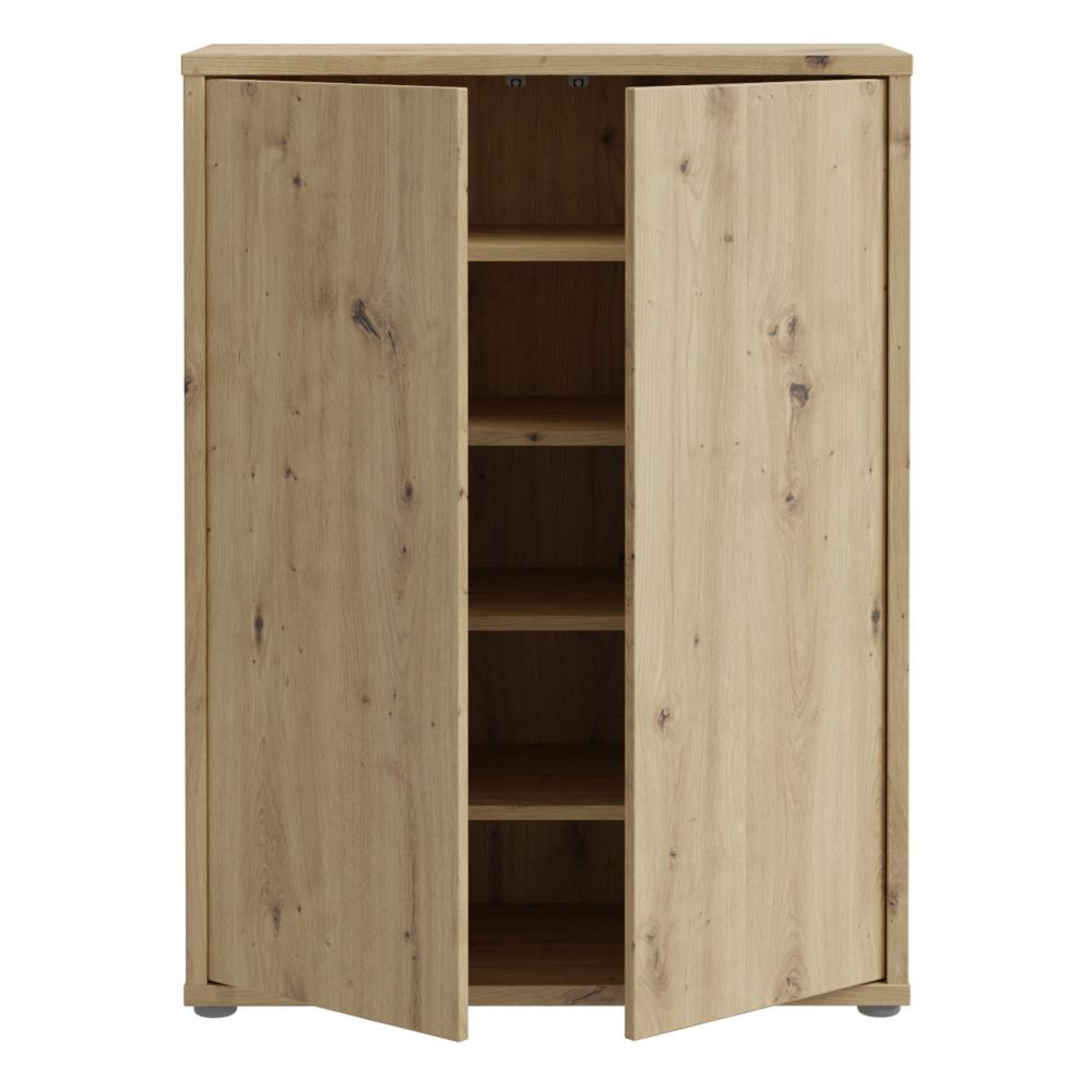 Alice Springs Shoe Cabinet - 2 Door - Artisan Oak