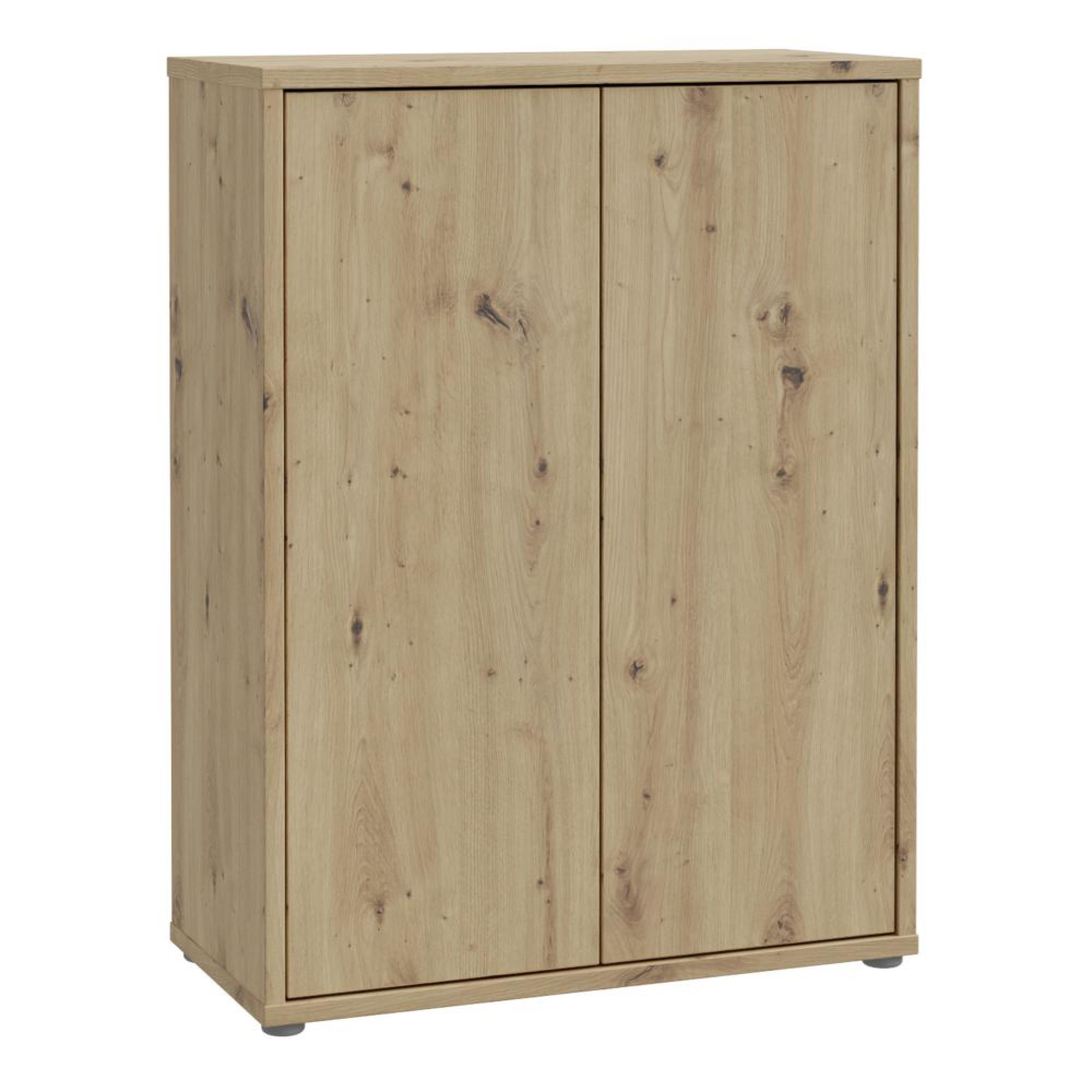 Alice Springs Shoe Cabinet - 2 Door - Artisan Oak