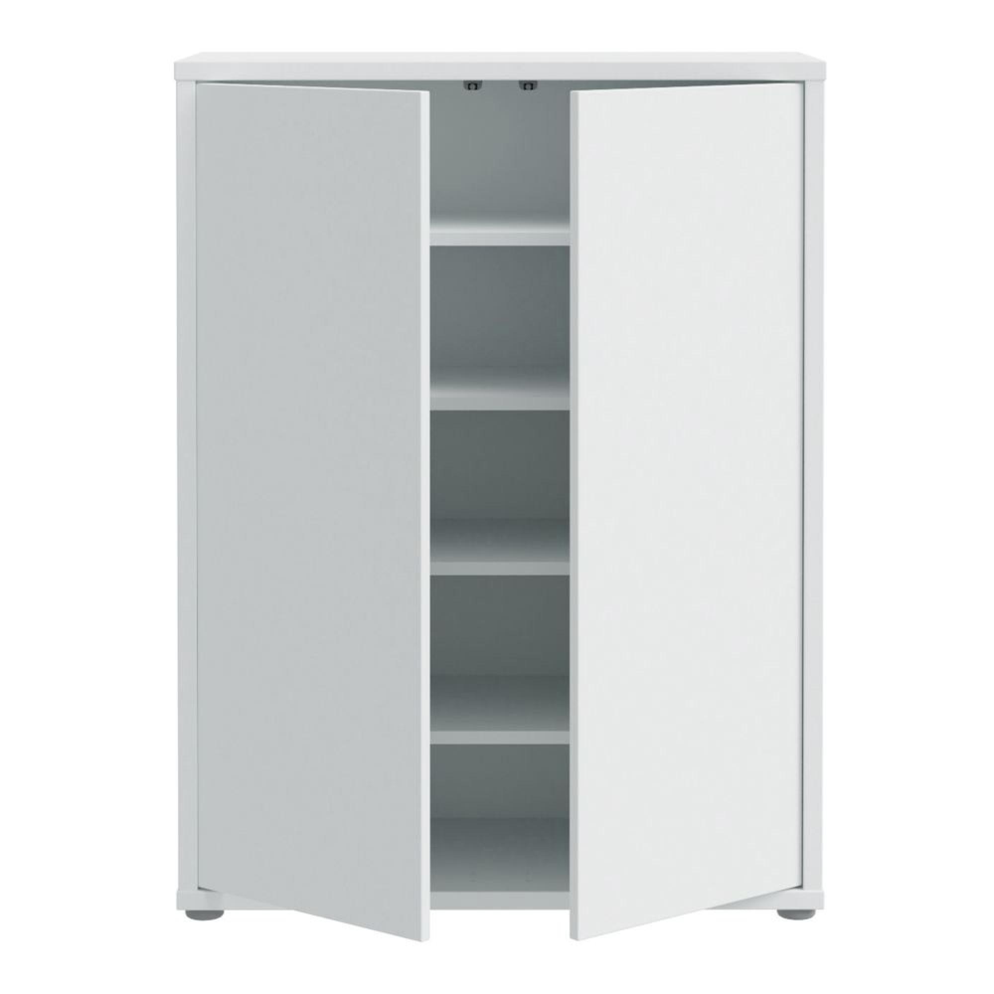 Alice Springs Shoe Cabinet - 2 Door - Light Grey