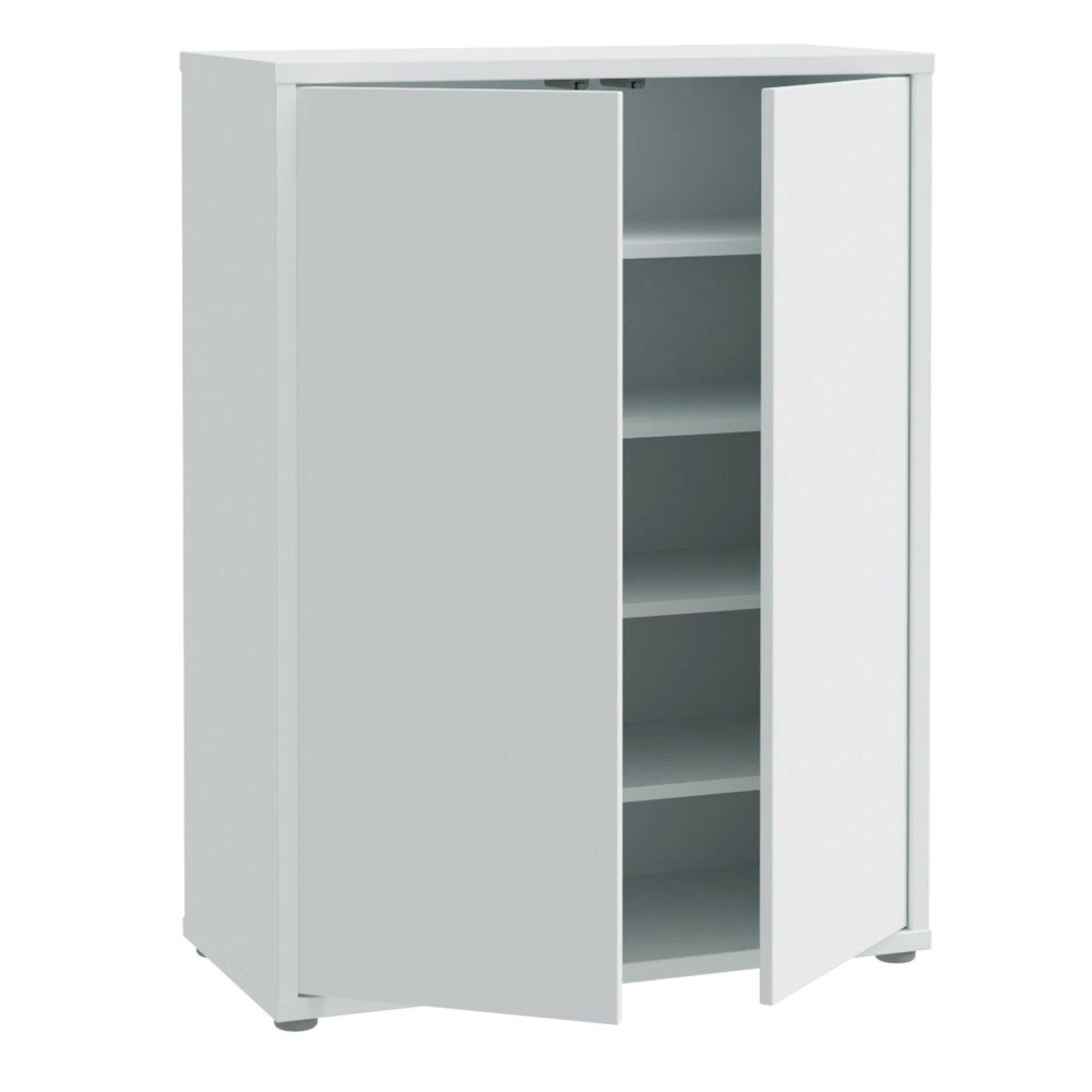 Alice Springs Shoe Cabinet - 2 Door - Light Grey