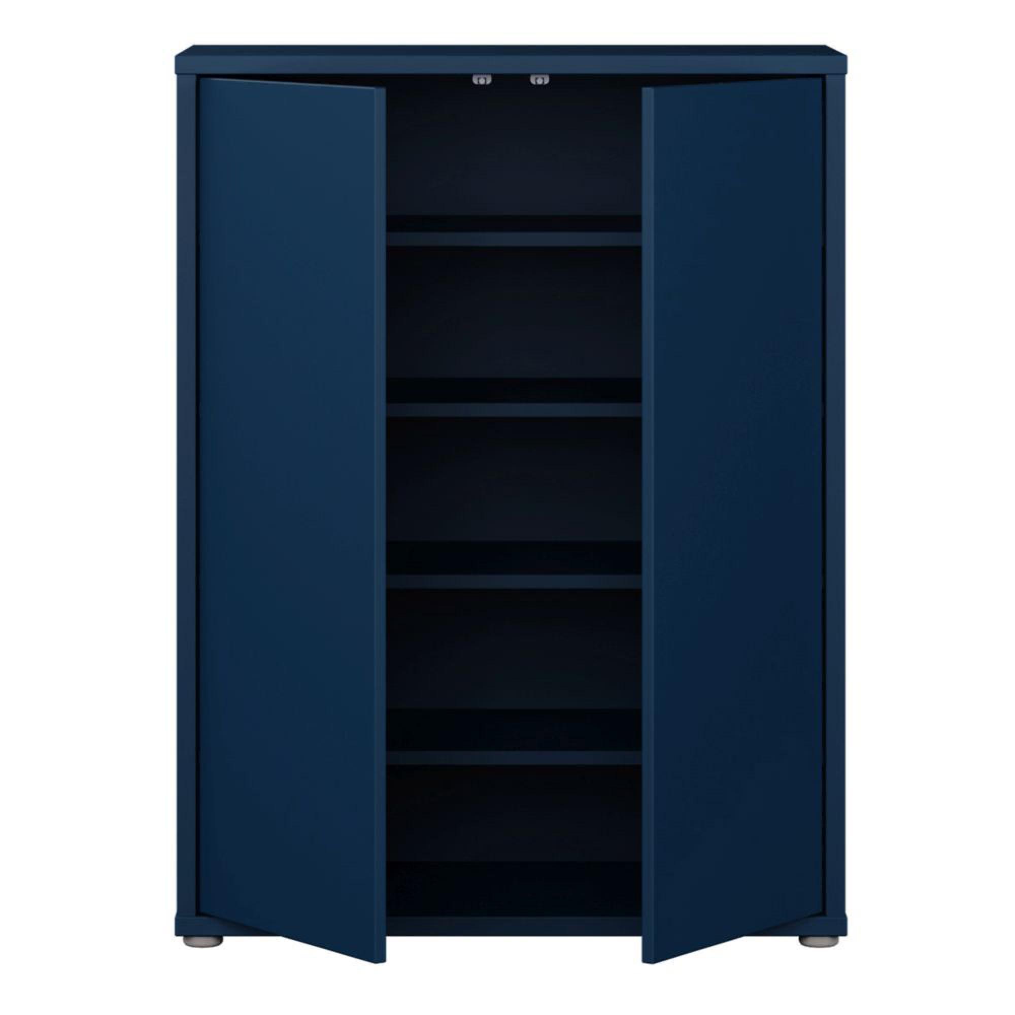 Alice Springs Shoe Cabinet - 2 Door - Night Blue