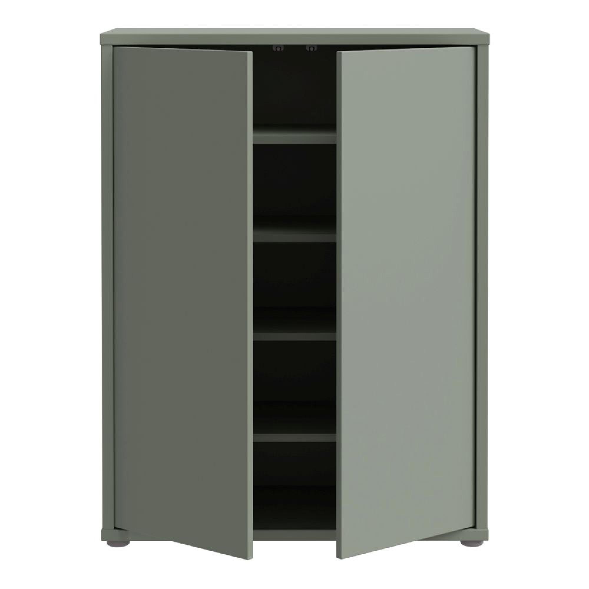 Alice Springs Shoe Cabinet - 2 Door - Sage Green