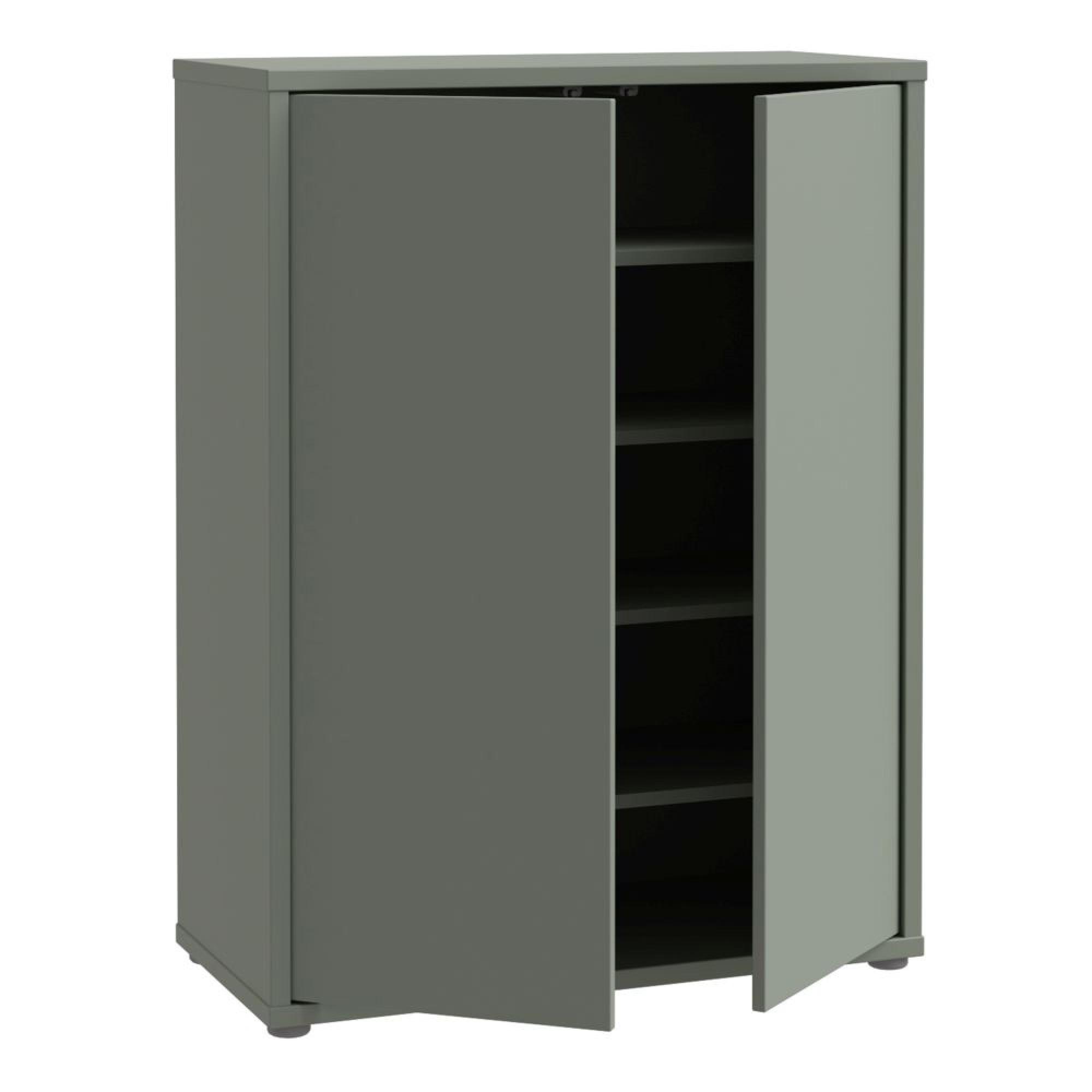 Alice Springs Shoe Cabinet - 2 Door - Sage Green