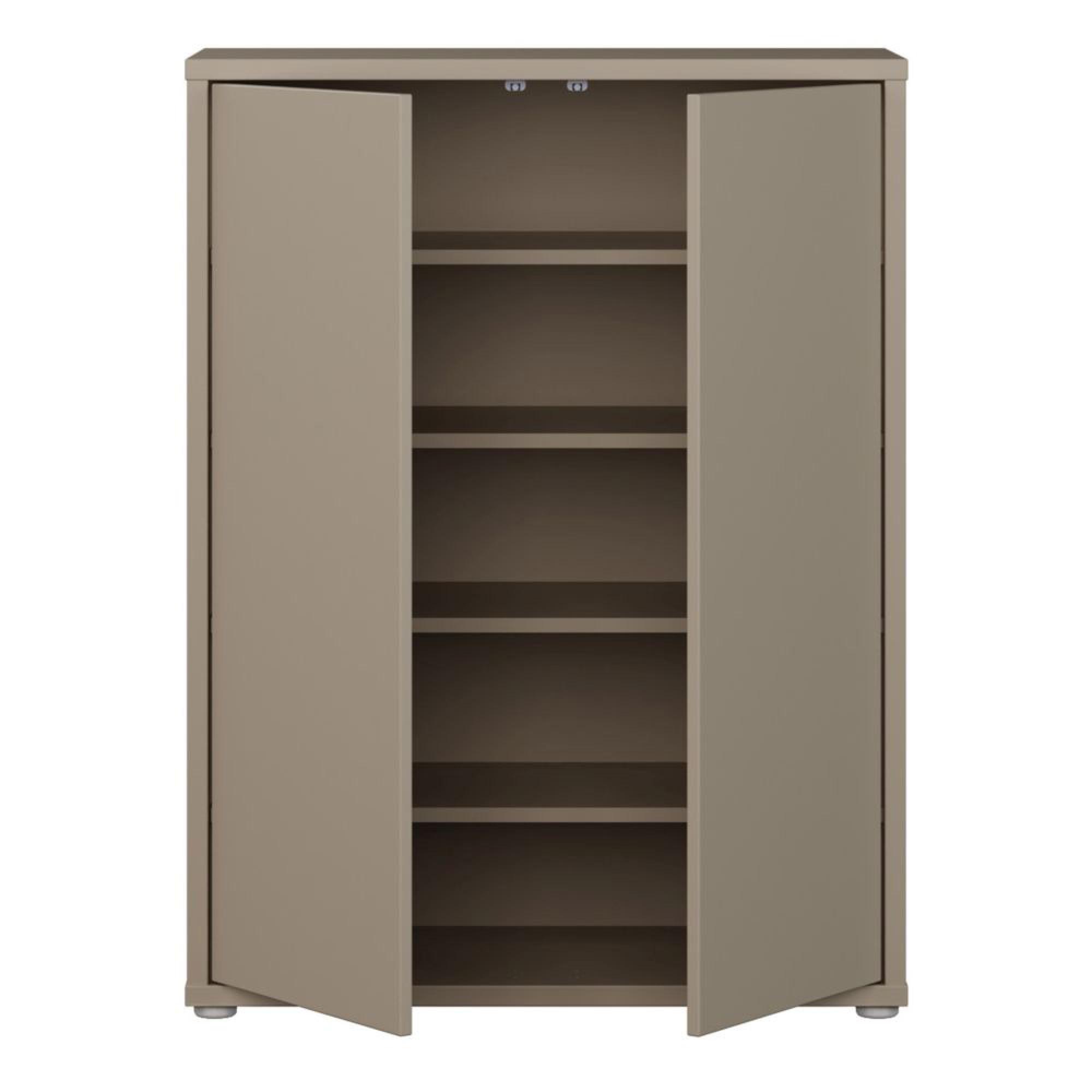 Alice Springs Shoe Cabinet - 2 Door - Taupe