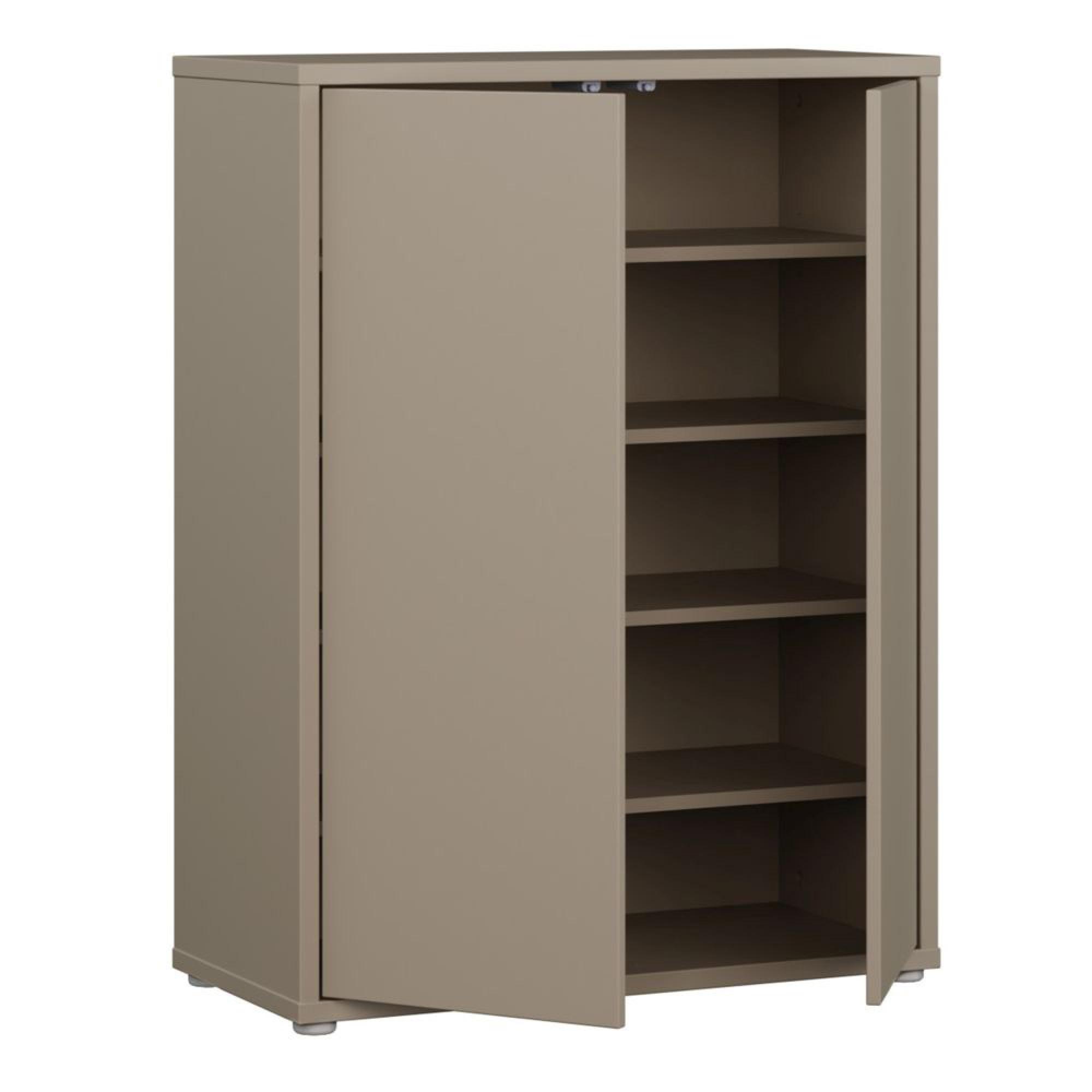 Alice Springs Shoe Cabinet - 2 Door - Taupe