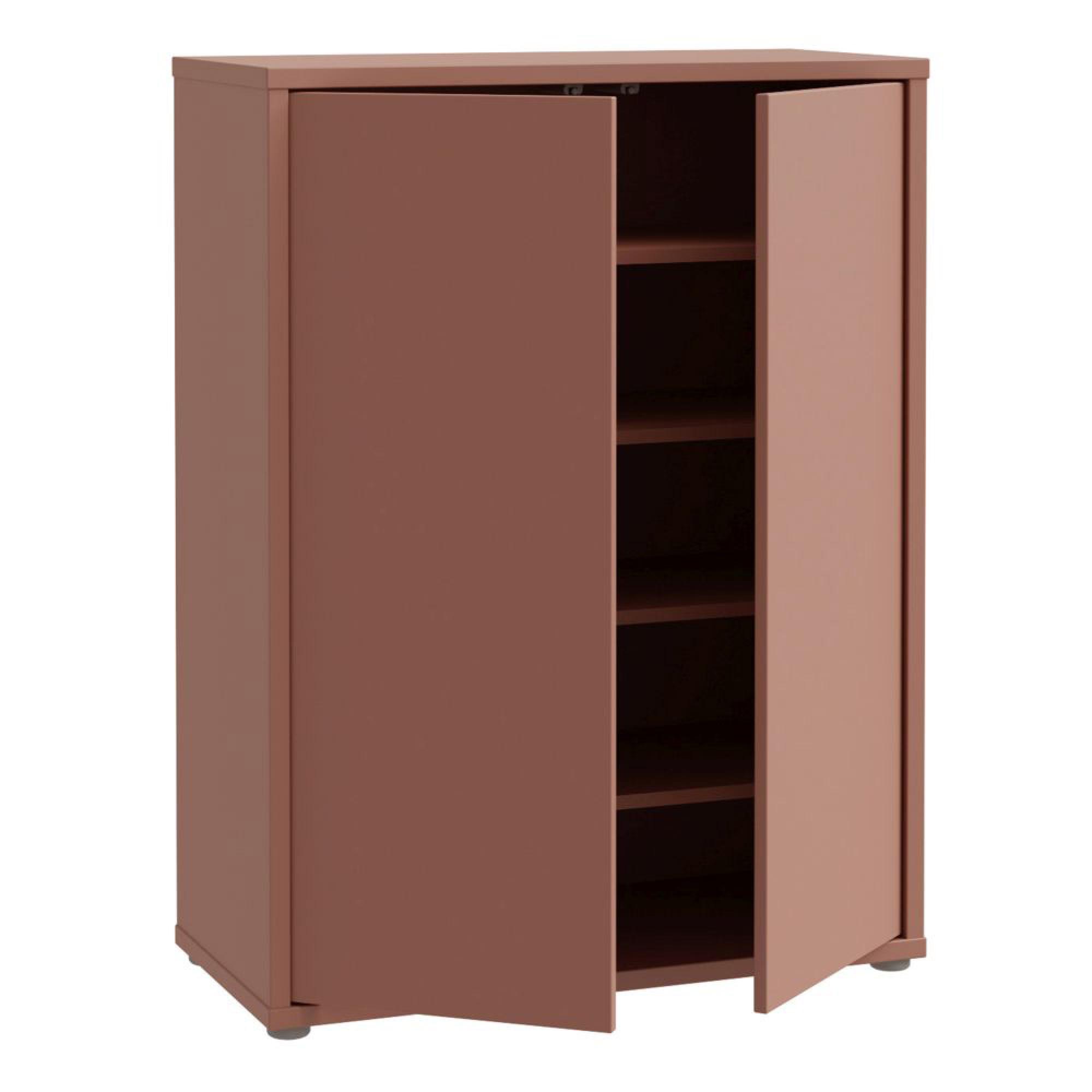 Alice Springs Shoe Cabinet - 2 Door - Terracotta
