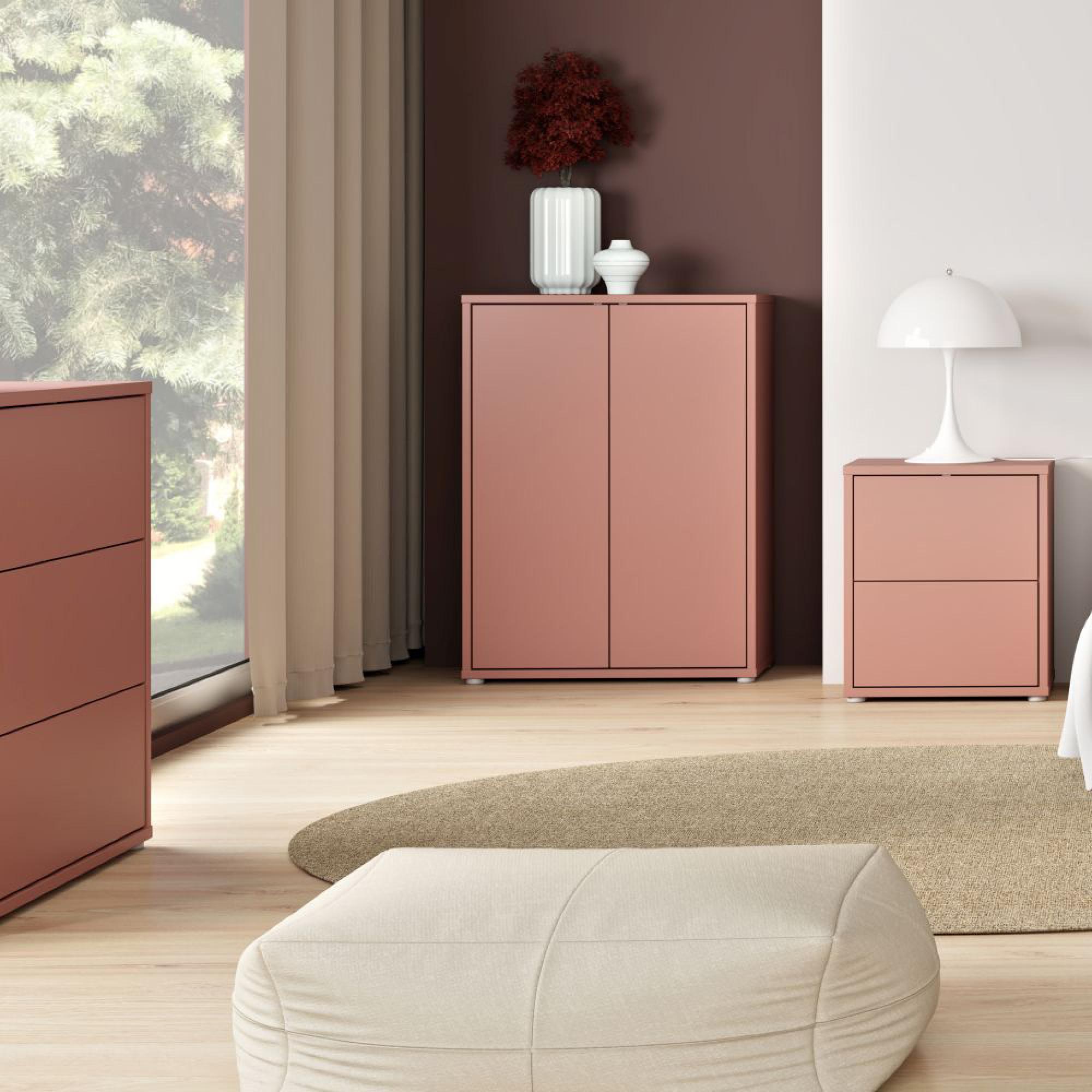 Alice Springs Shoe Cabinet - 2 Door - Terracotta