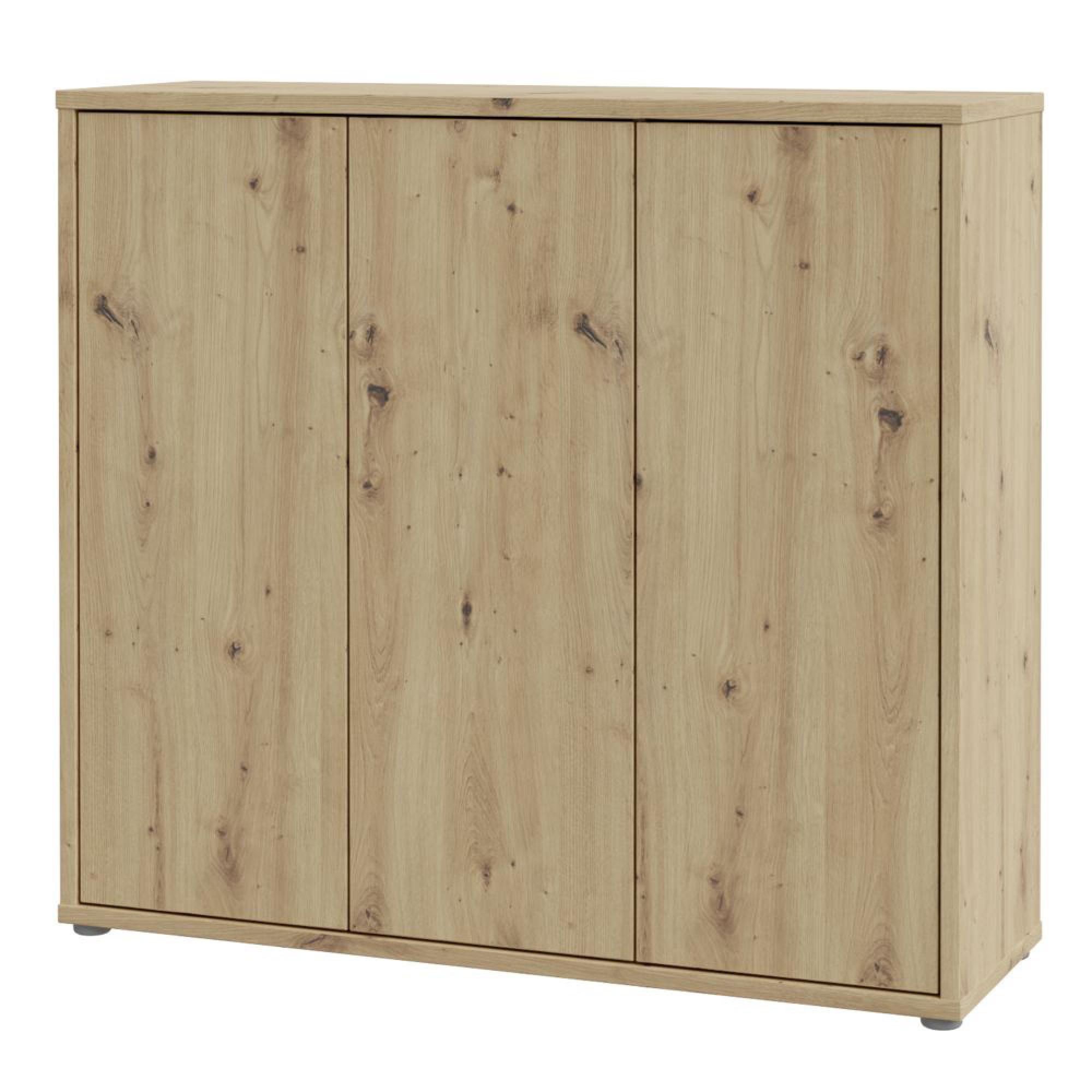 Alice Springs Shoe Cabinet - 3 Door - Artisan Oak