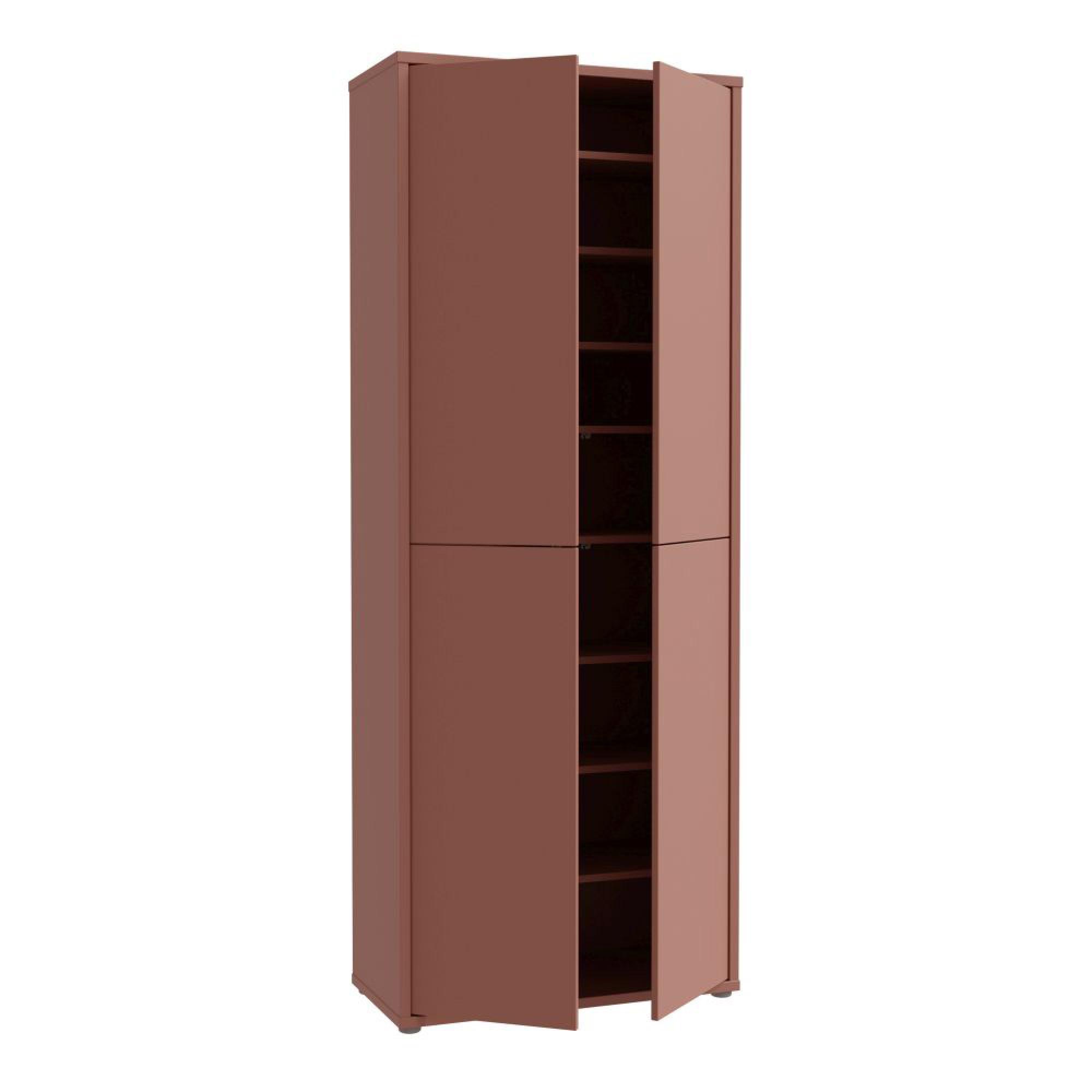 Alice Springs Shoe Cabinet - 4 Door - Terracotta
