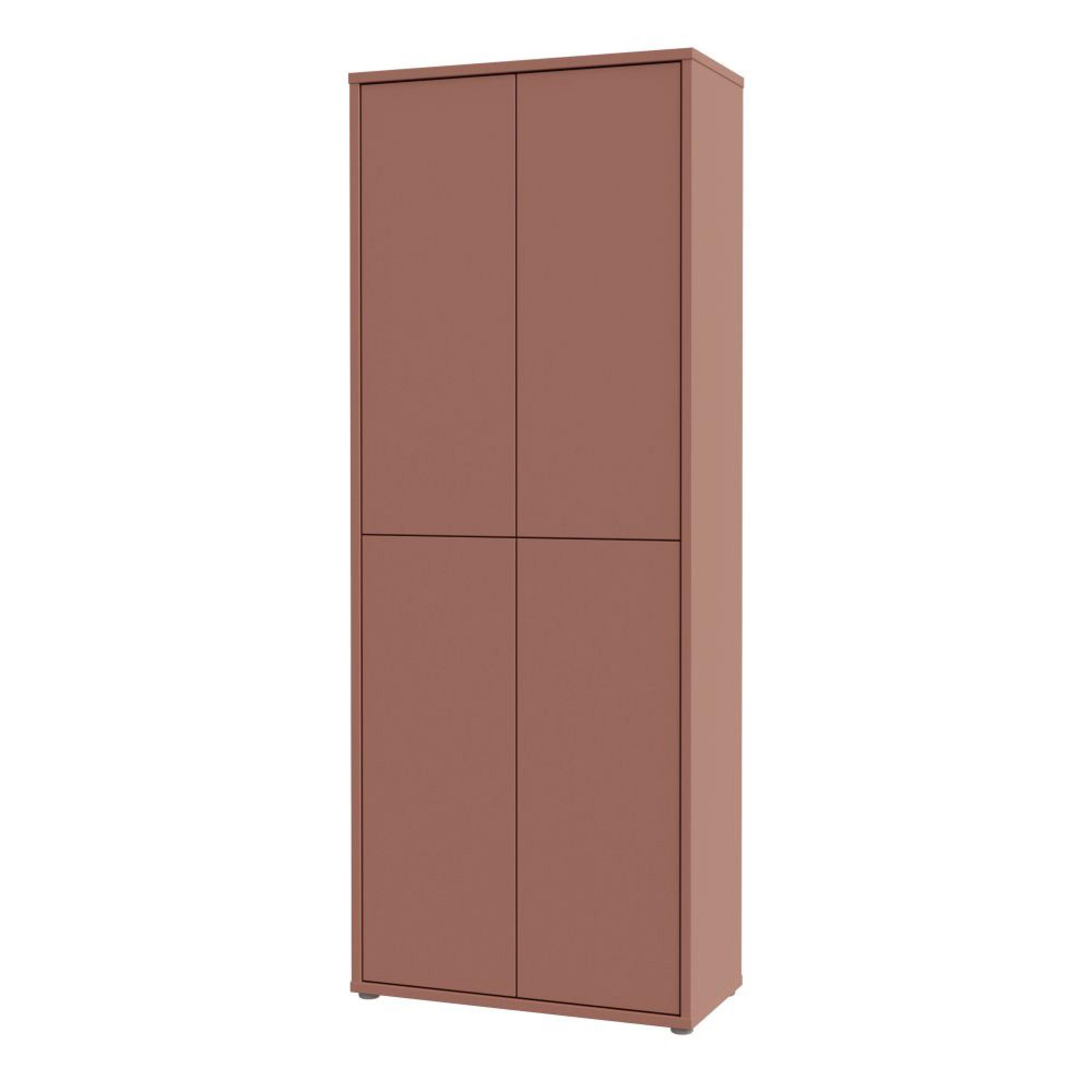 Alice Springs Shoe Cabinet - 4 Door - Terracotta