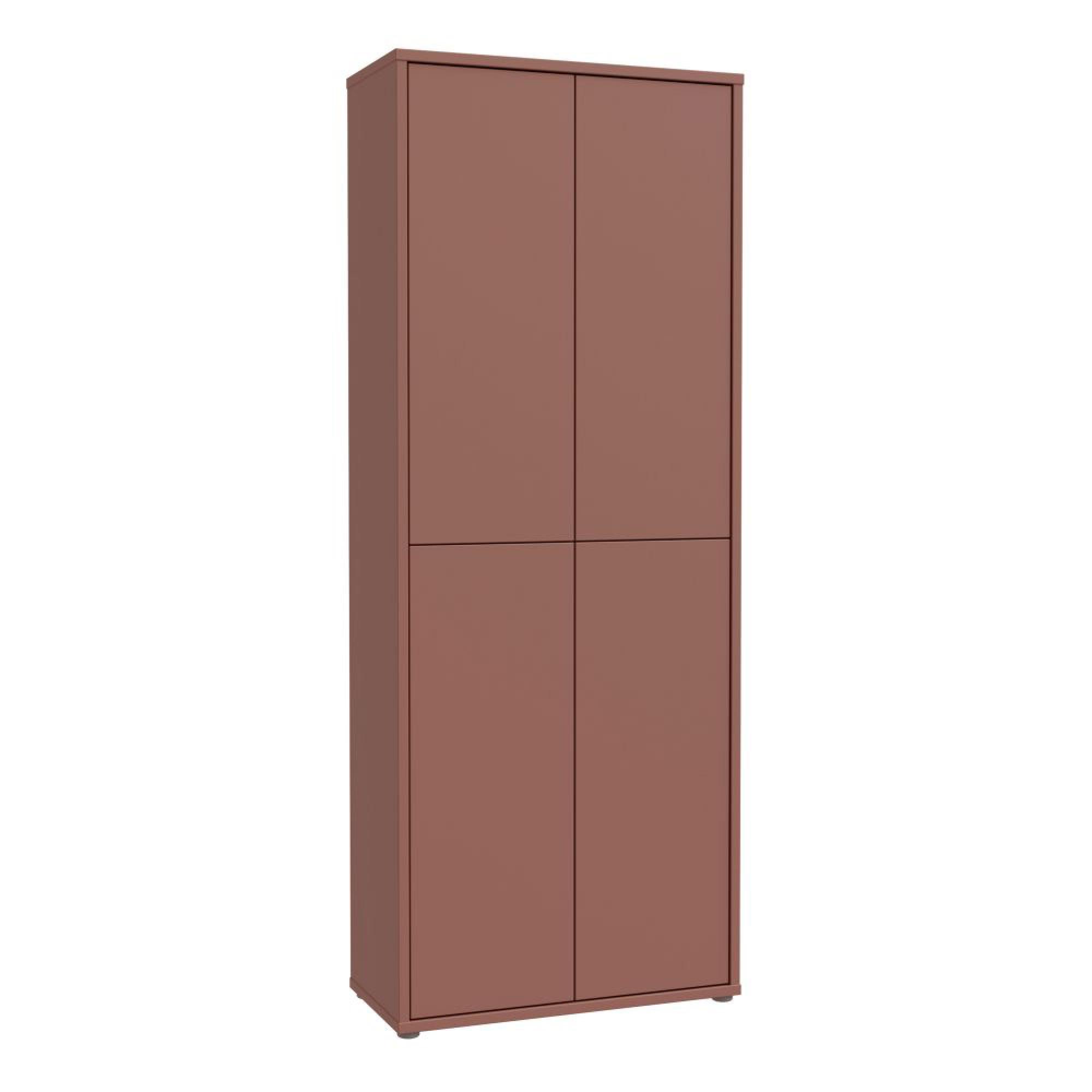 Alice Springs Shoe Cabinet - 4 Door - Terracotta