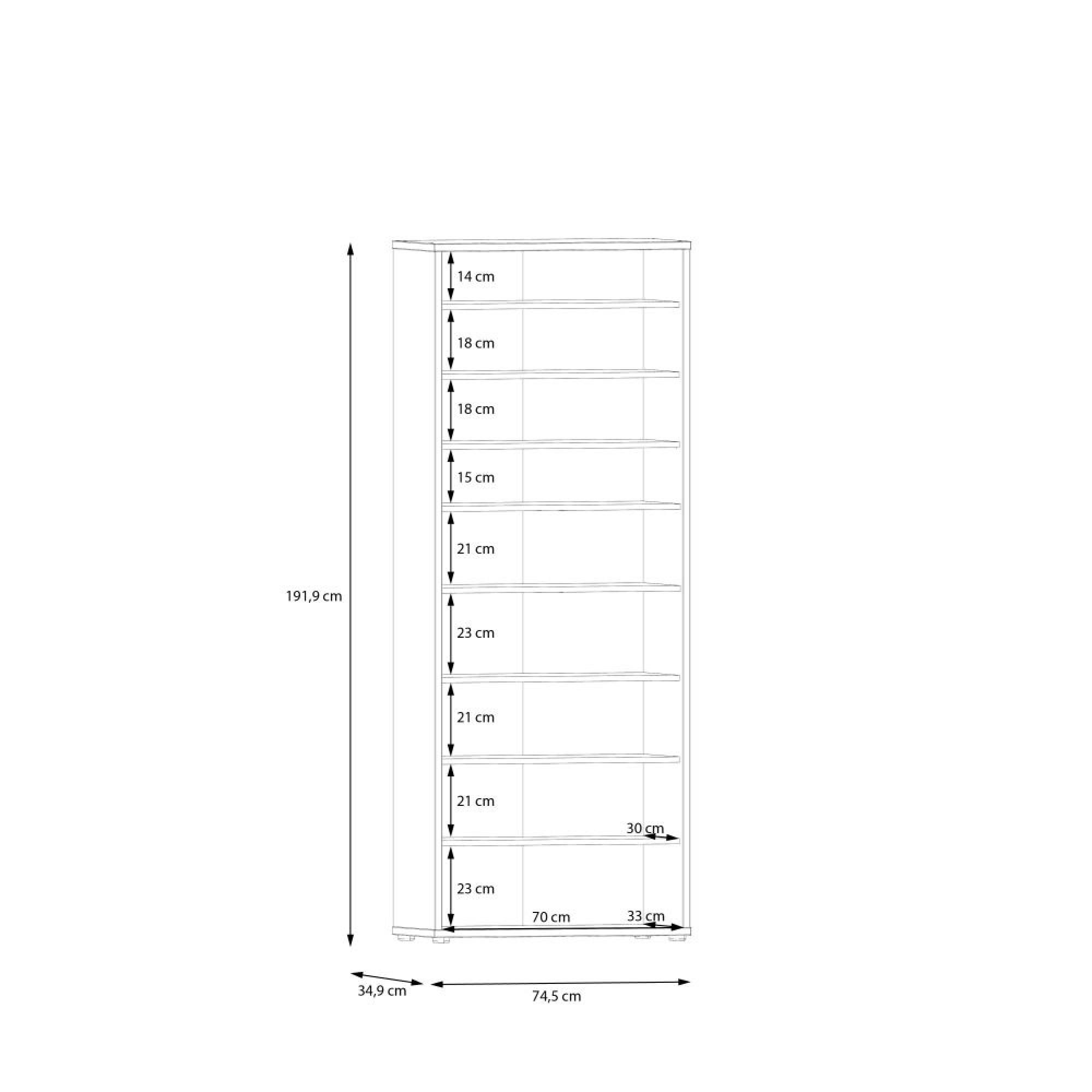 Alice Springs Shoe Cabinet - 4 Door - Terracotta