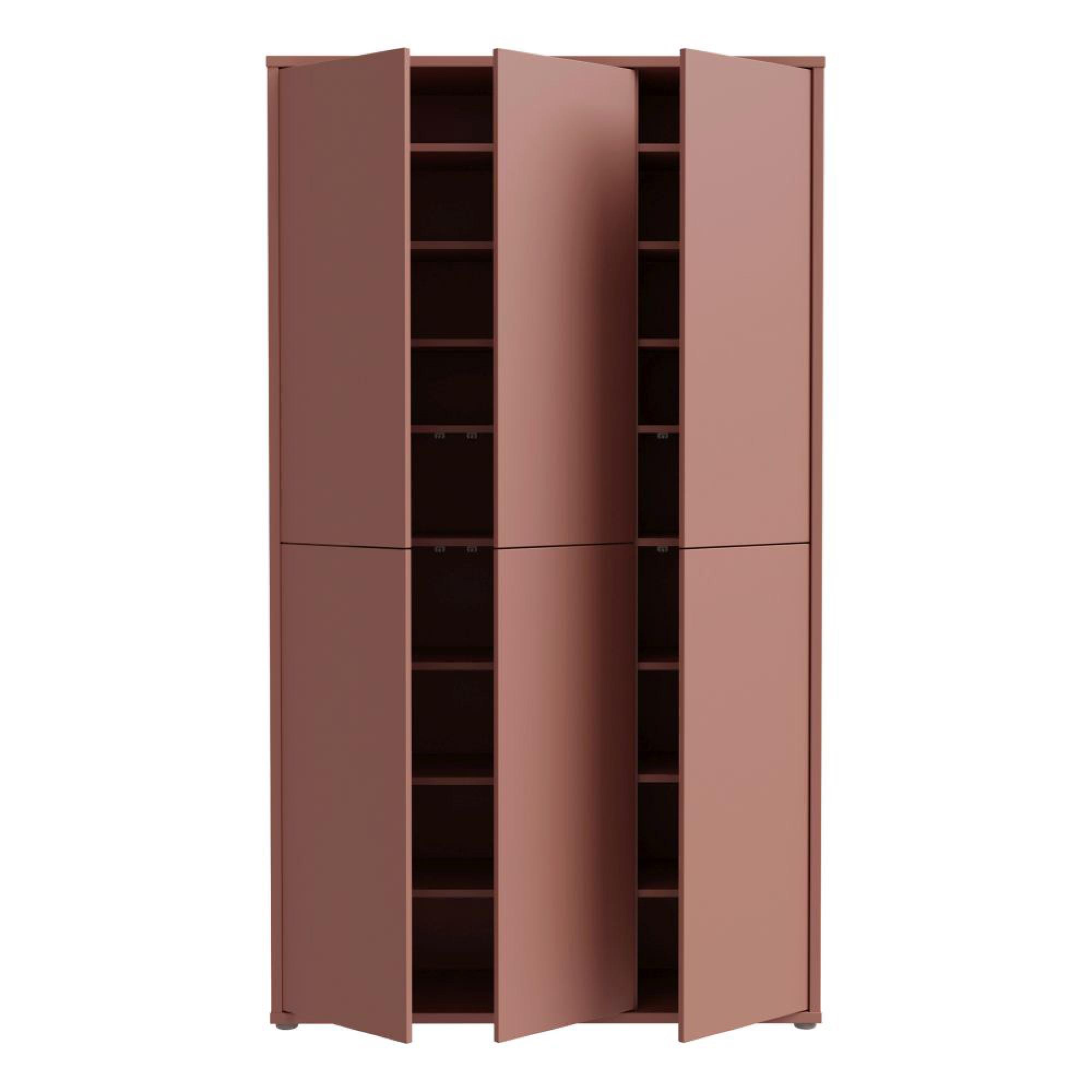 Alice Springs Shoe Cabinet - 6 Door - Terracotta