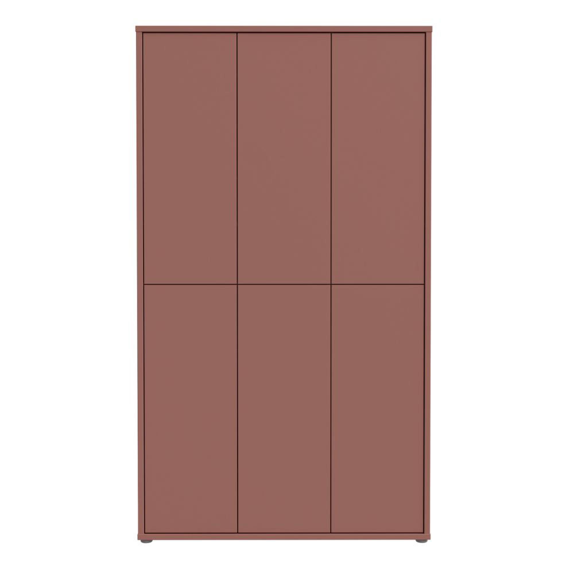 Alice Springs Shoe Cabinet - 6 Door - Terracotta