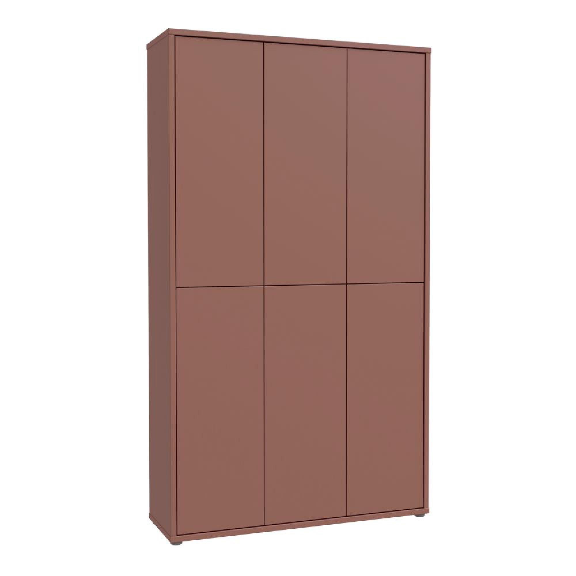 Alice Springs Shoe Cabinet - 6 Door - Terracotta