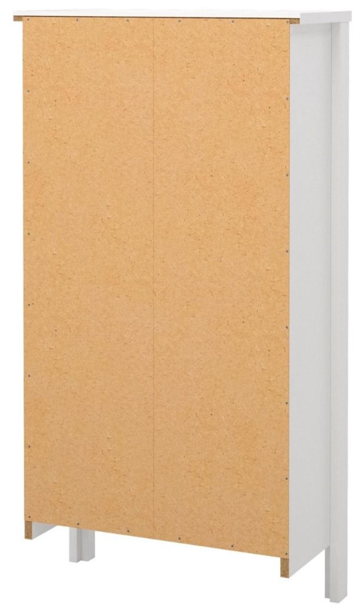 Madrid Shoe Cabinet - 2 Drawer - Door - White