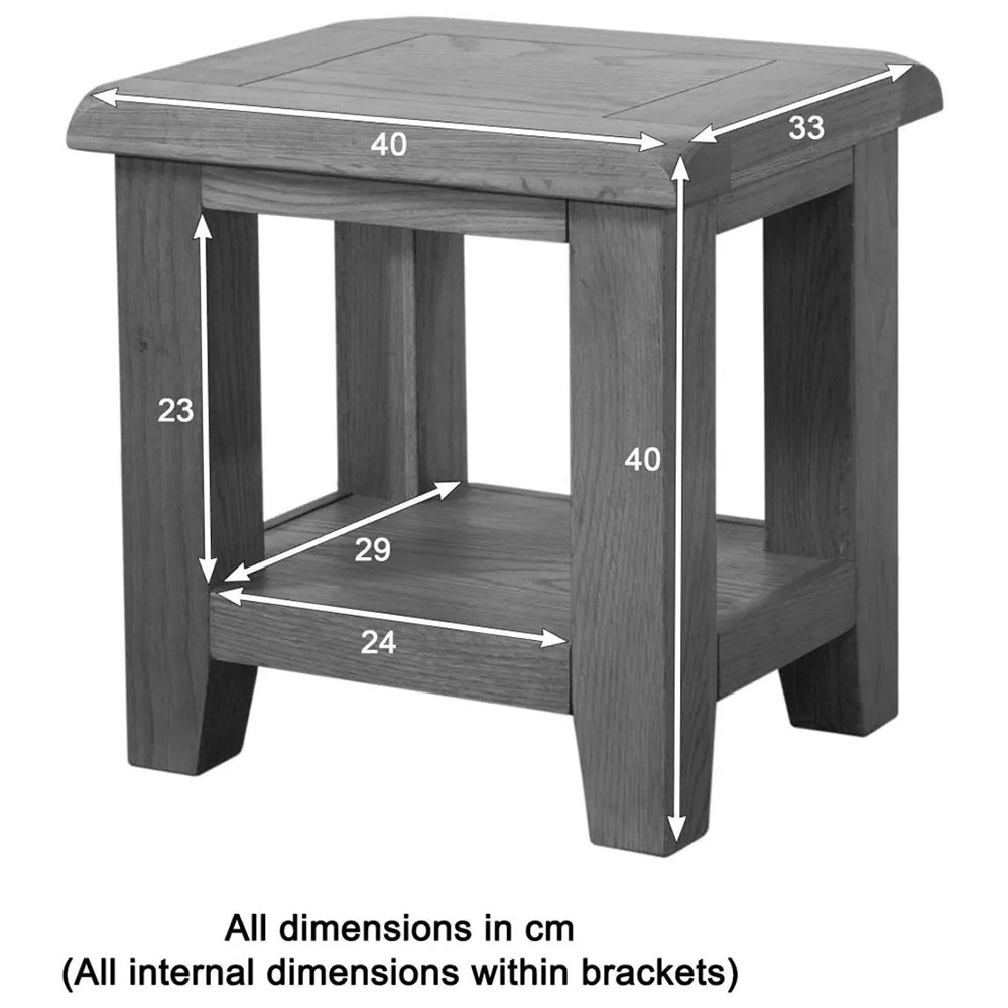 Dorset Lamp Table - Oak