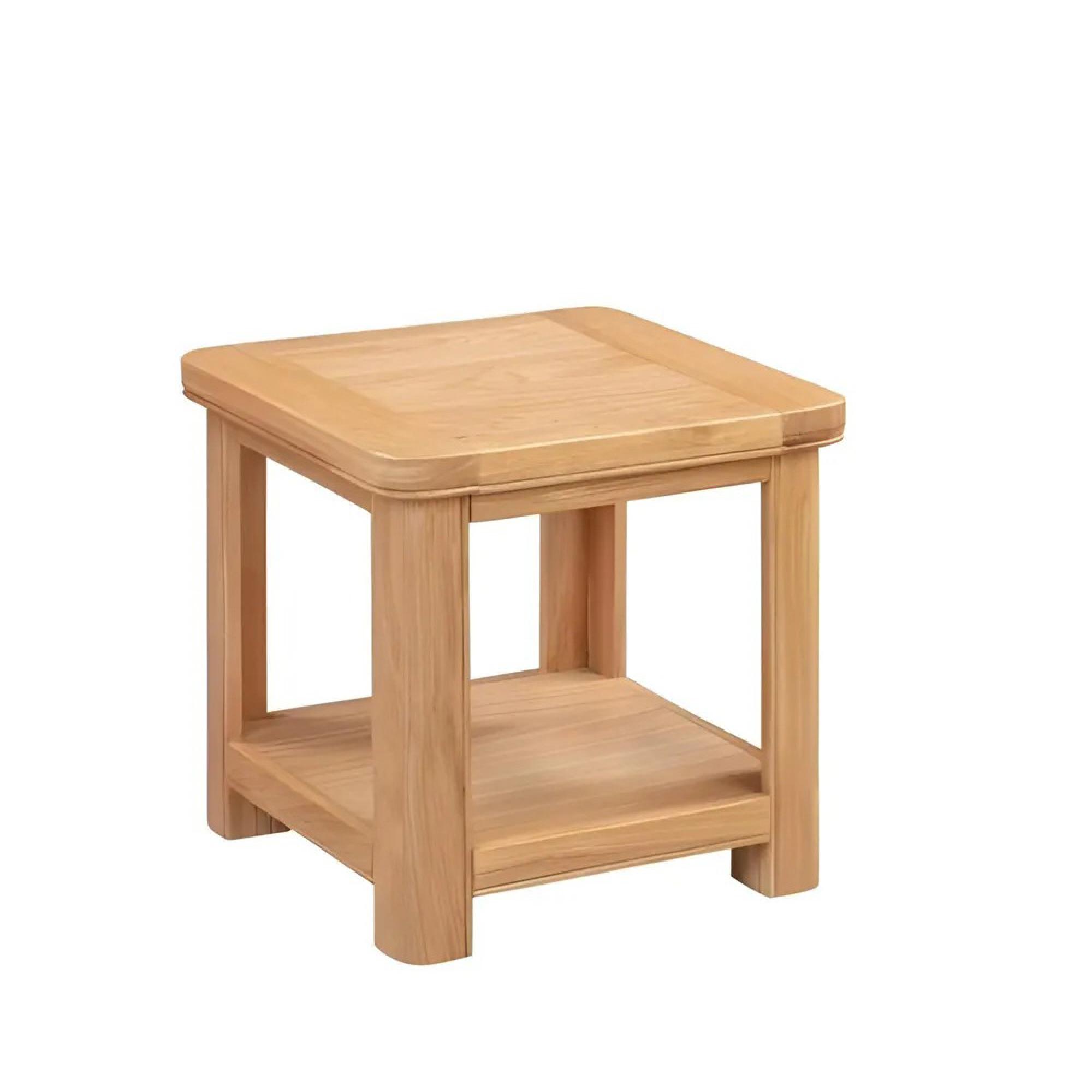 Clarion Lamp Table - Square - Oak