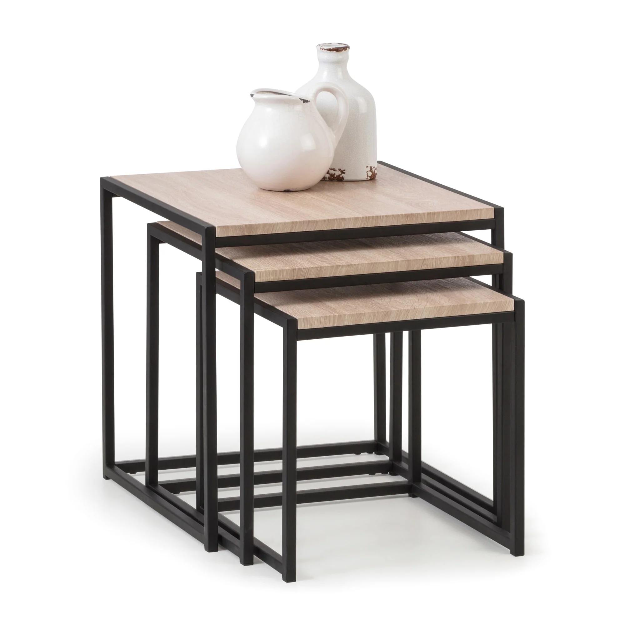 Tribeca Nest of Tables - Set of 3 - Light Oak