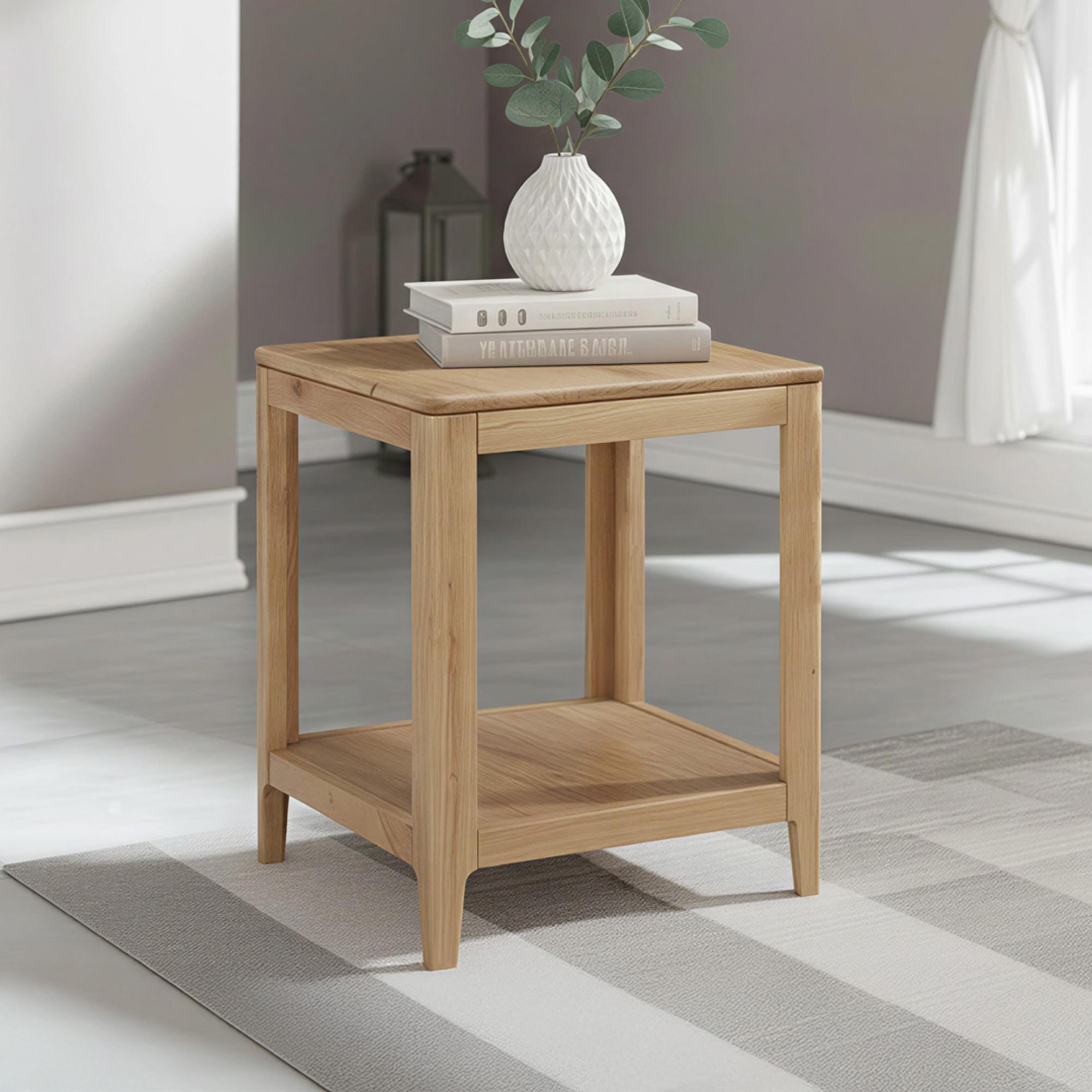 Dunmore End Table - Square - Oak