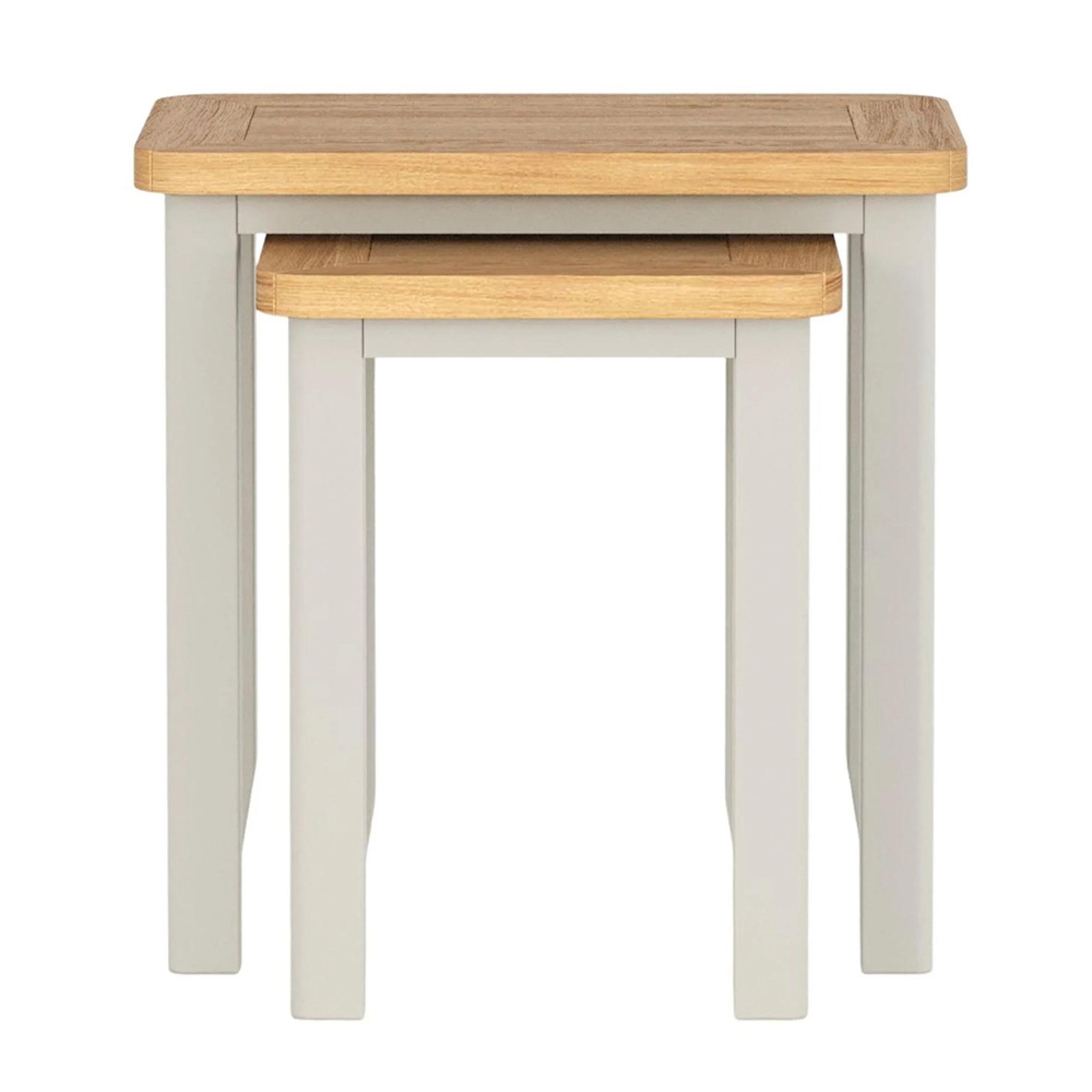 Arden Grey Painted Nest of 2 Tables