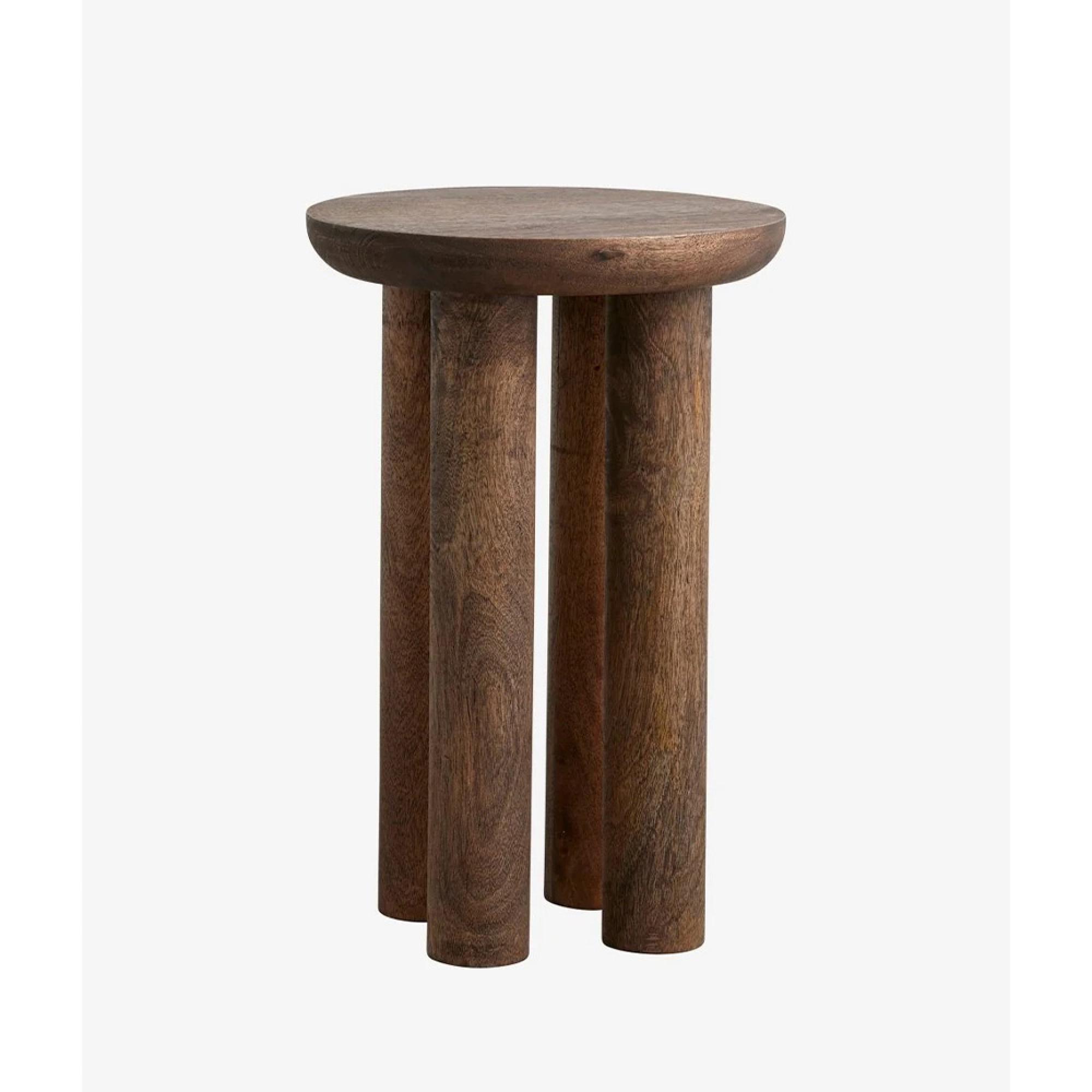 Helin Side Table - Round - Mango Wood