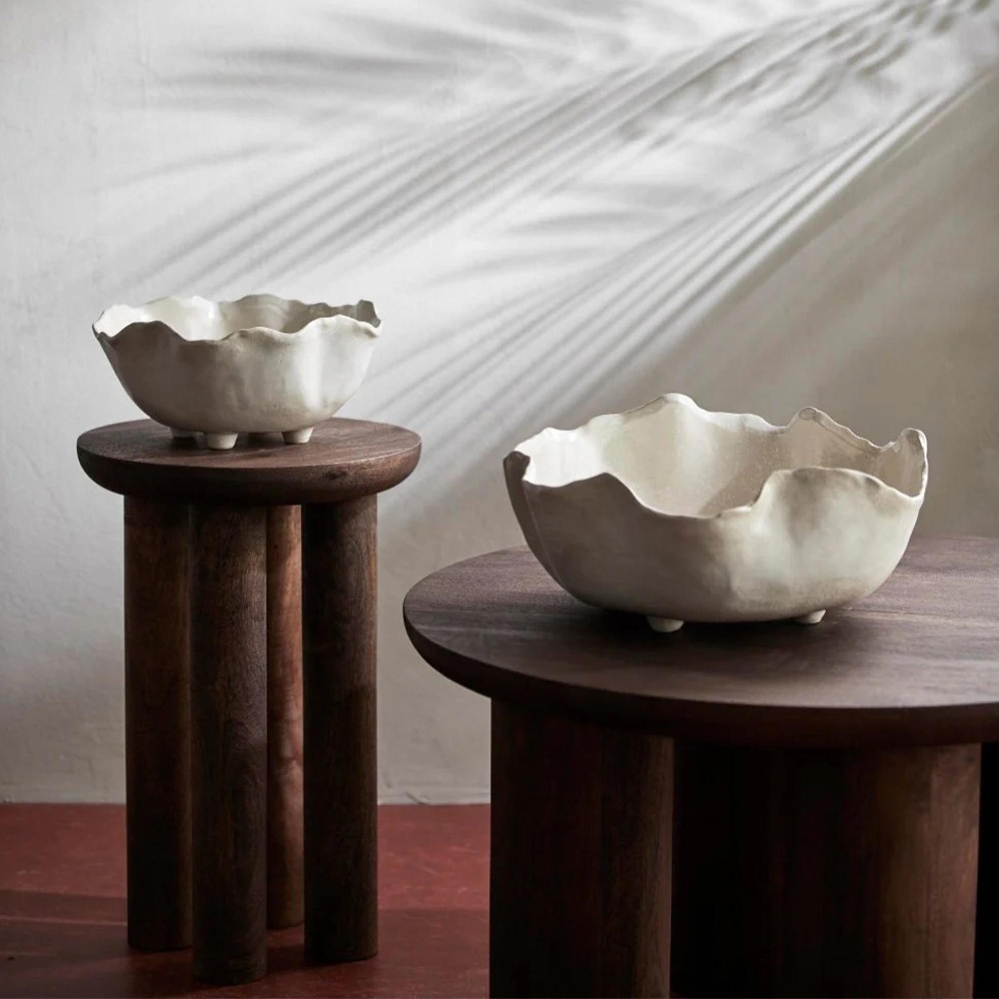 Helin Side Table - Round - Mango Wood