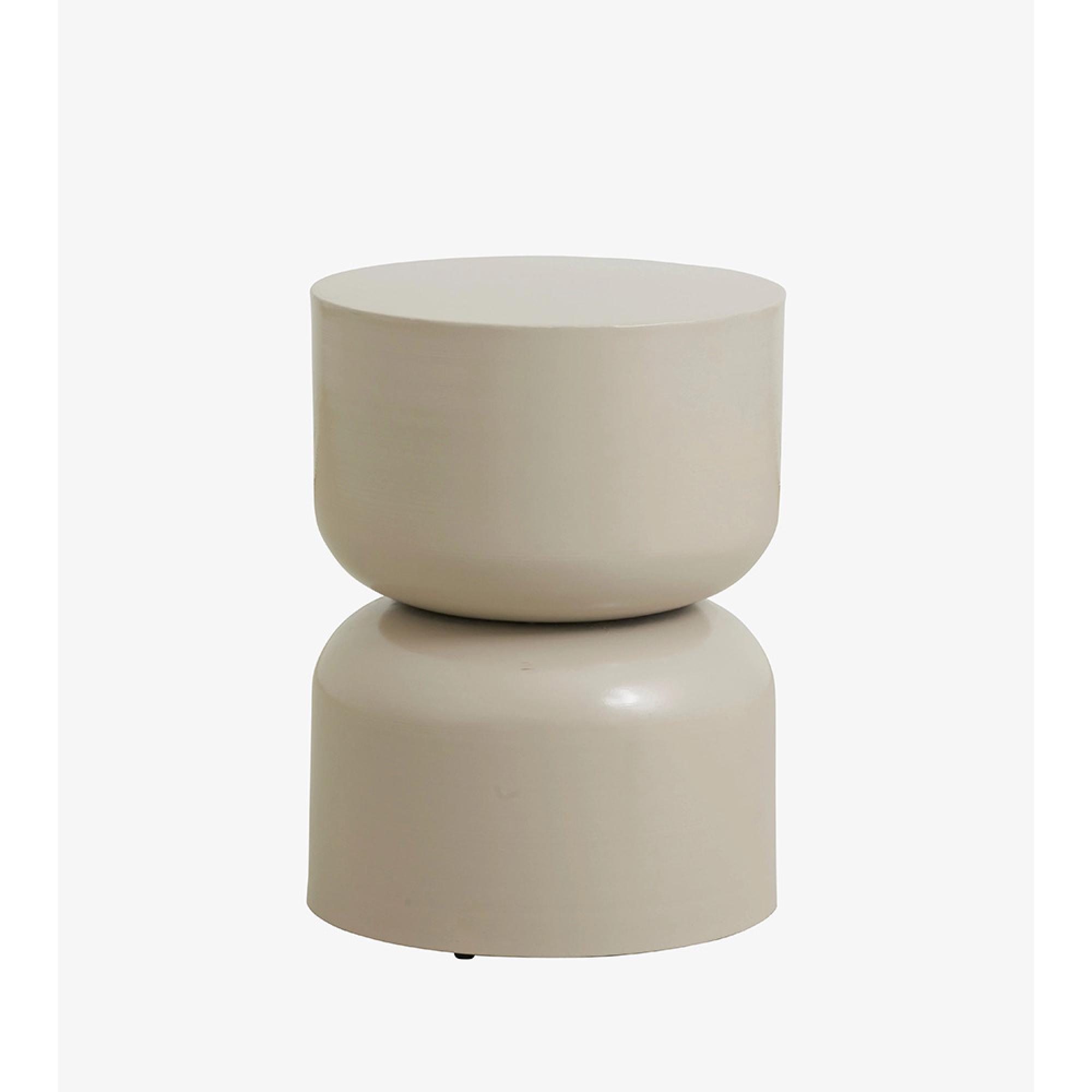 Matka Side Table - Round - Grey