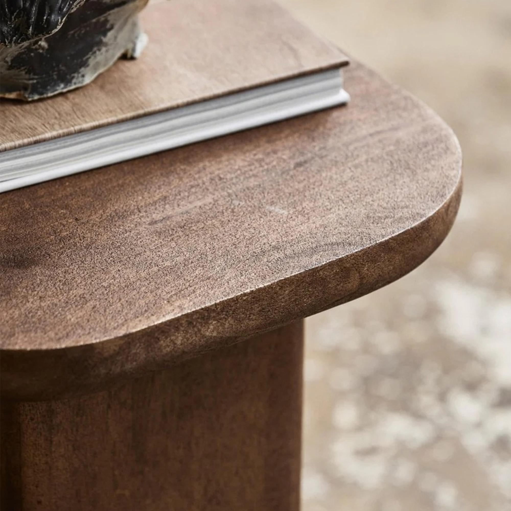 Toke Side Table - Round - Mango Wood
