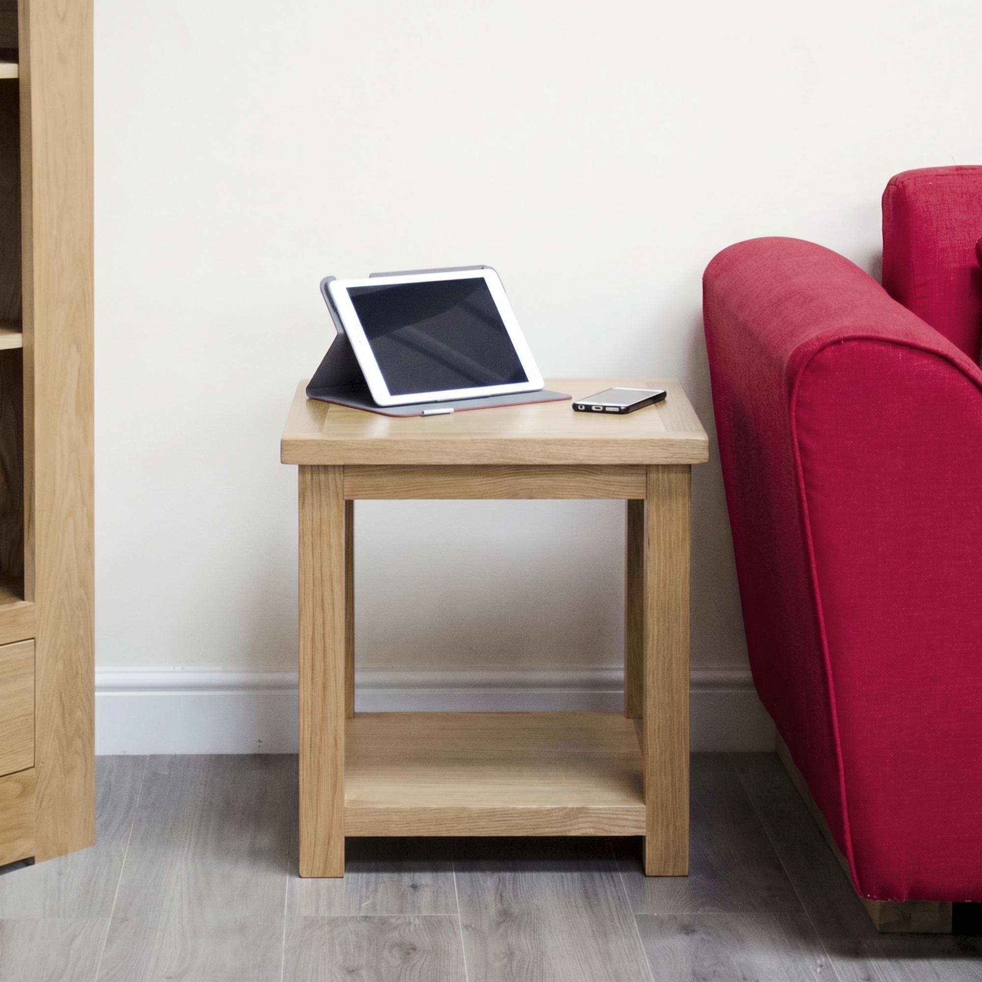 Moderna Lamp Table - Oak
