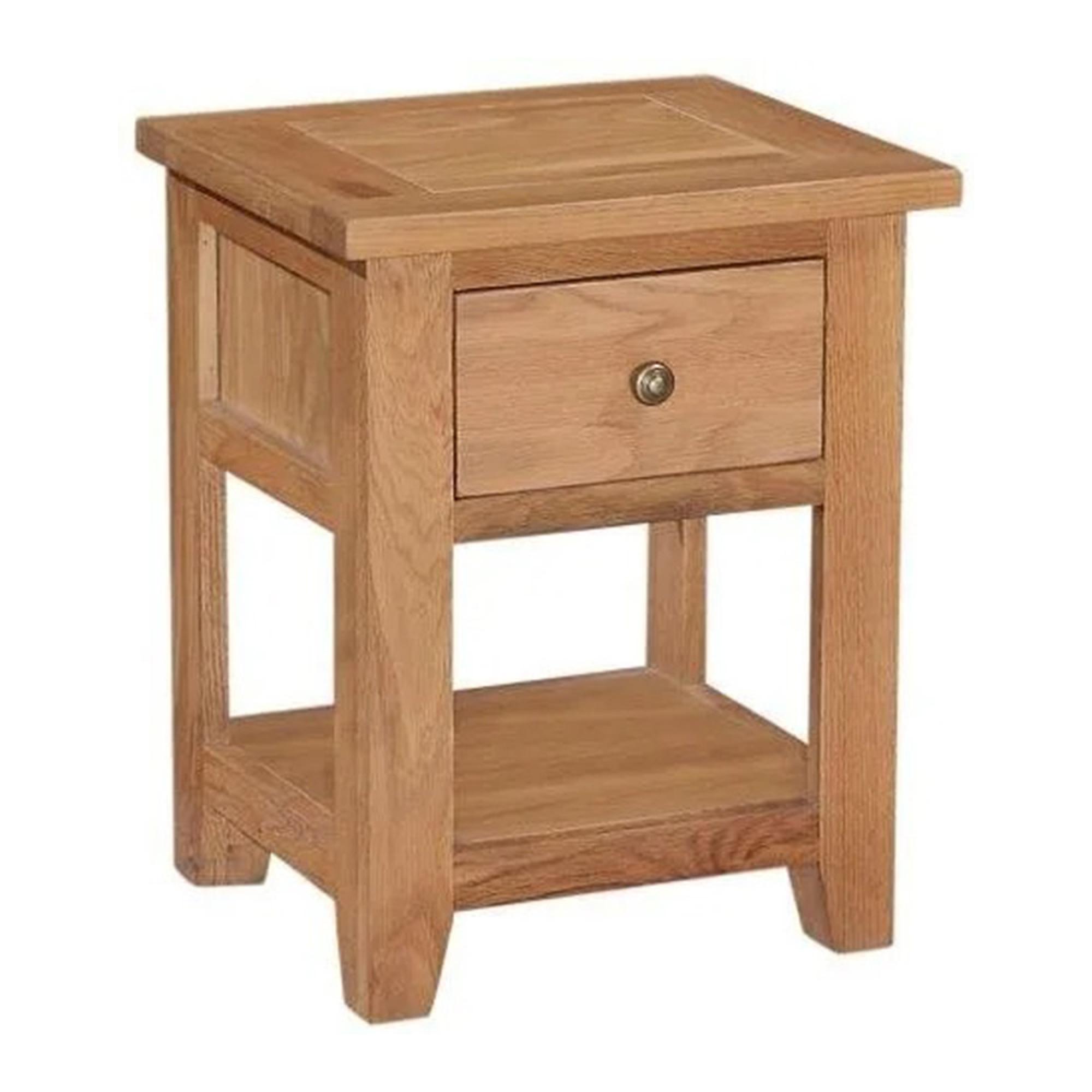 Appleby Lamp Table - 1 Drawer - Petite Oak