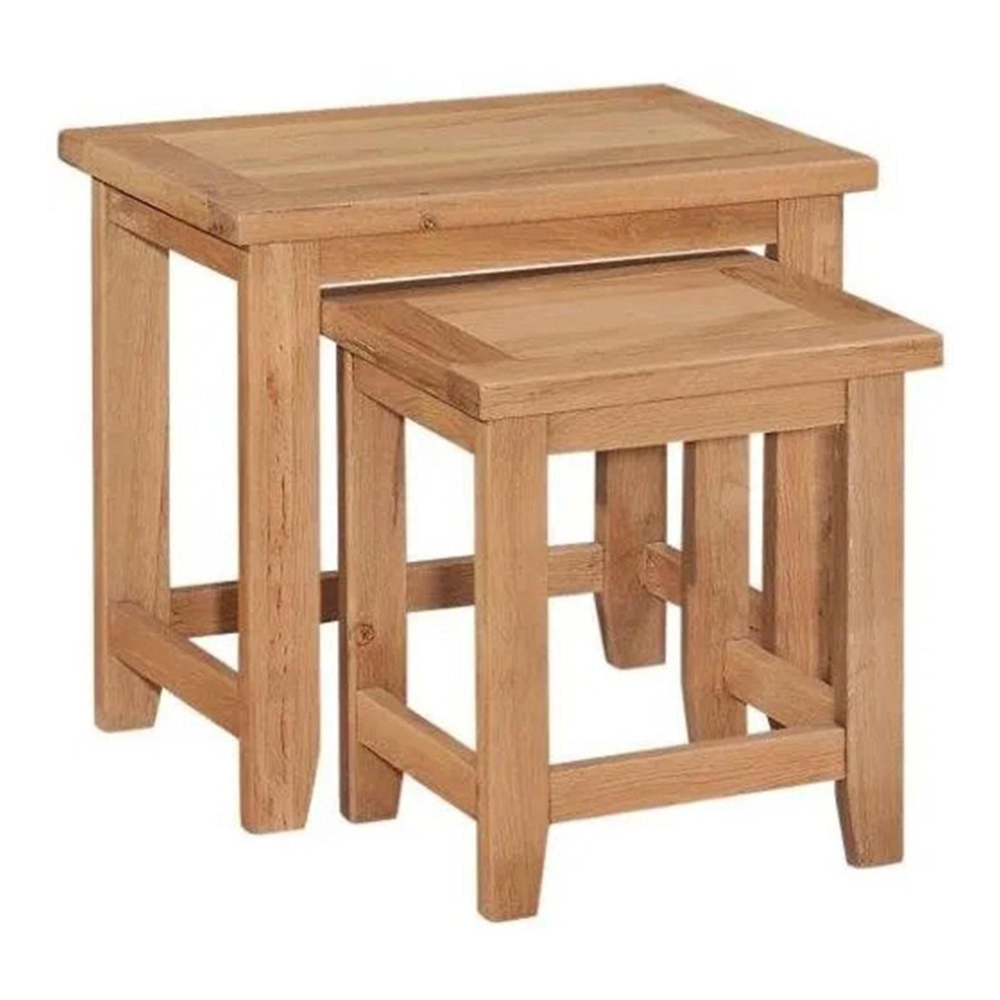 Appleby Nest of Tables - Set of 2 - Petite Oak